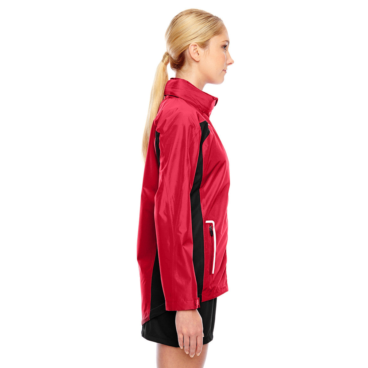Team 365 Women's Sport Red Waterproof Dominator Jacket
