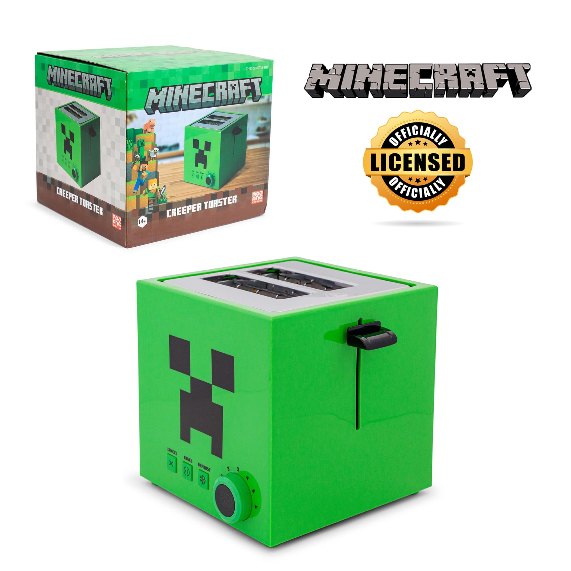 Epic Minecraft Green Creeper Toaster - Toast with a Twist!