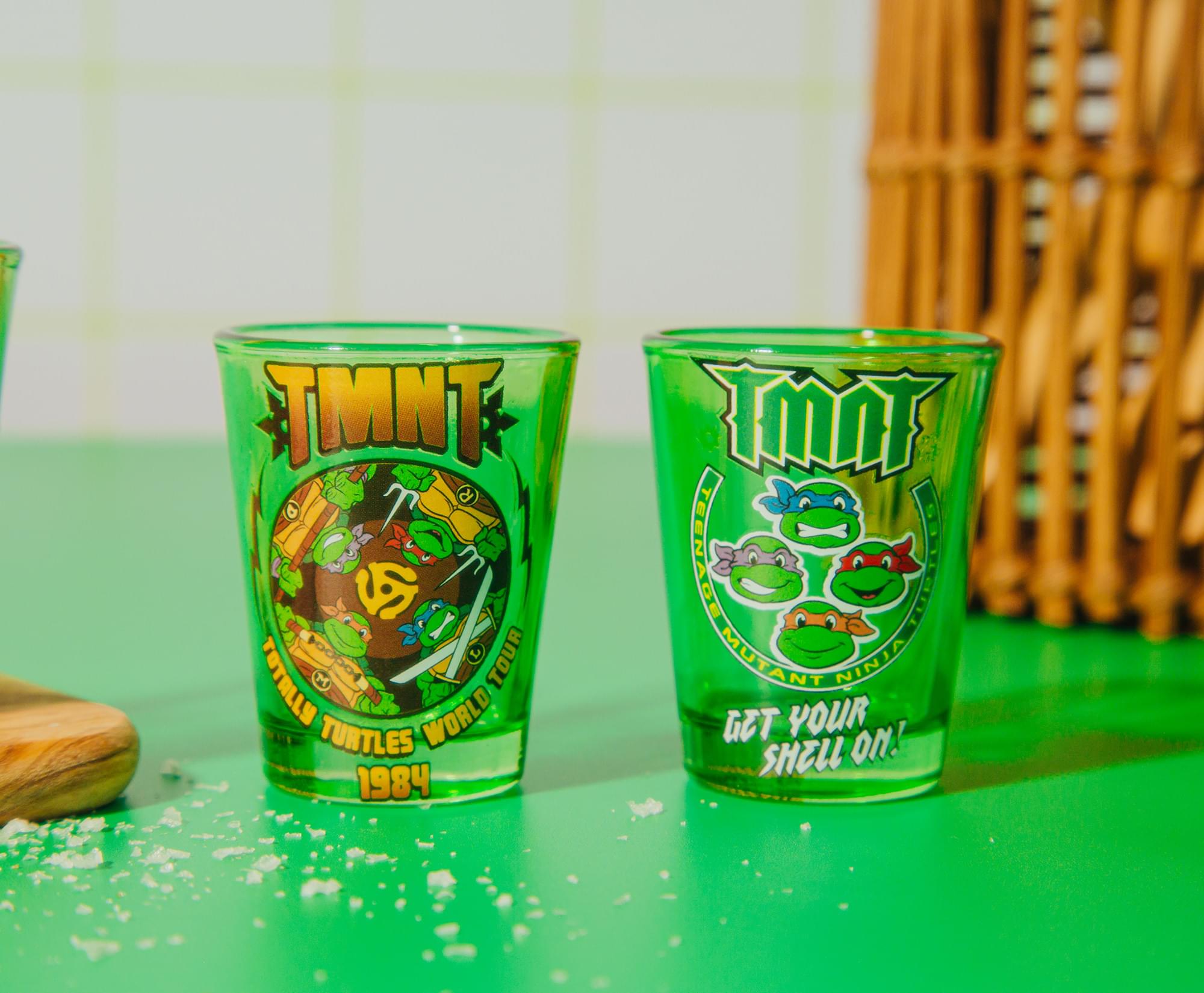 TMNT 2-Ounce Mini Shot Glasses - Set of 4