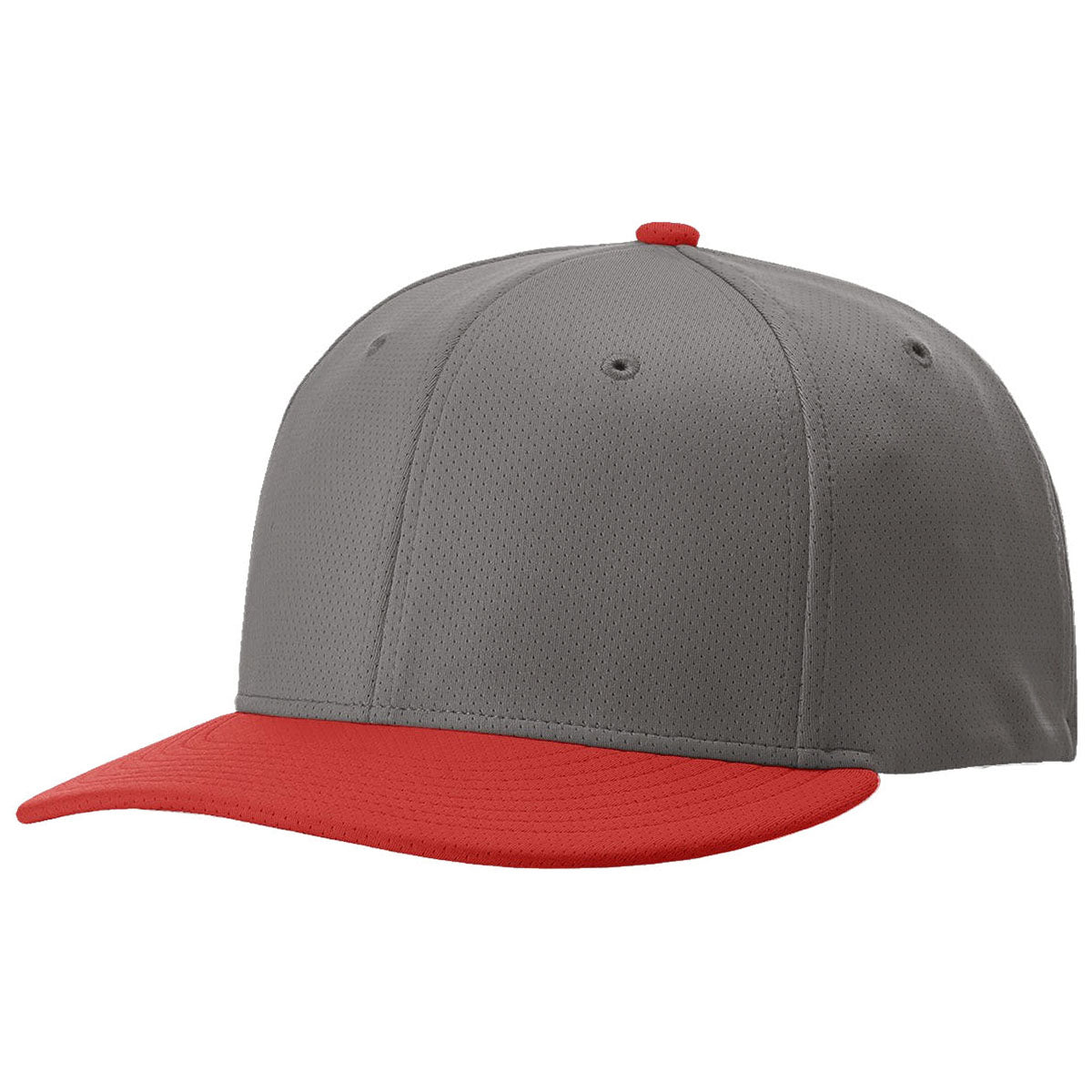 Richardson Charcoal/Red Matrix R-Flex Cap - Brand-Enhancing Headwear