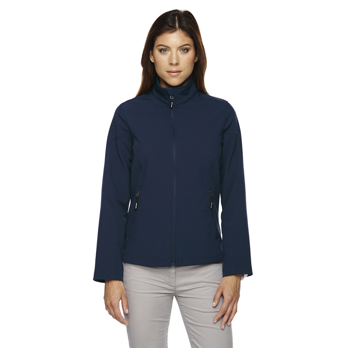Core 365 Women's Navy Soft Shell Jacket for Cruise
