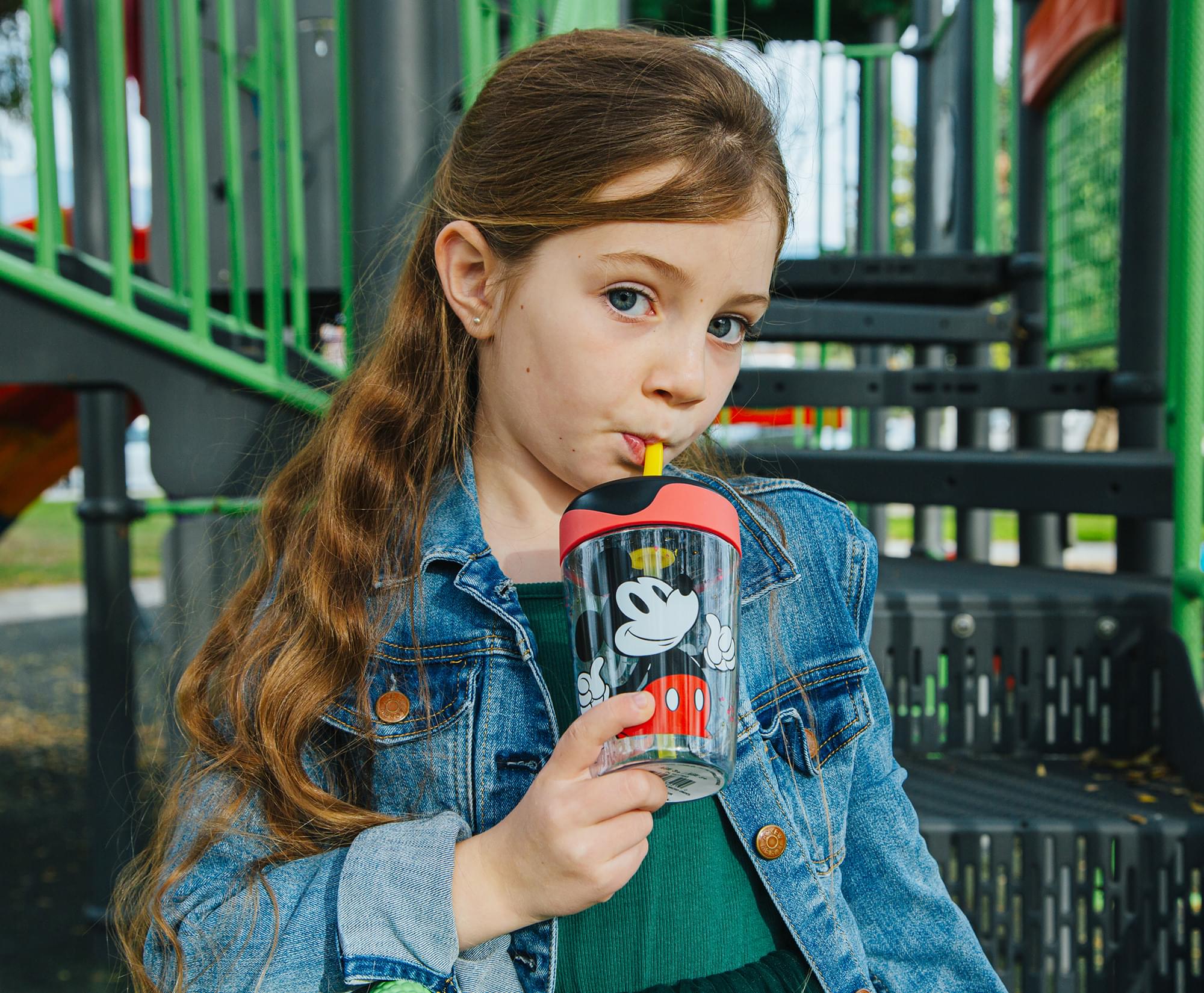 Disney Mickey Mouse 18-Ounce Spill-Proof Kids Tumbler with Straw - Sip the Magic!