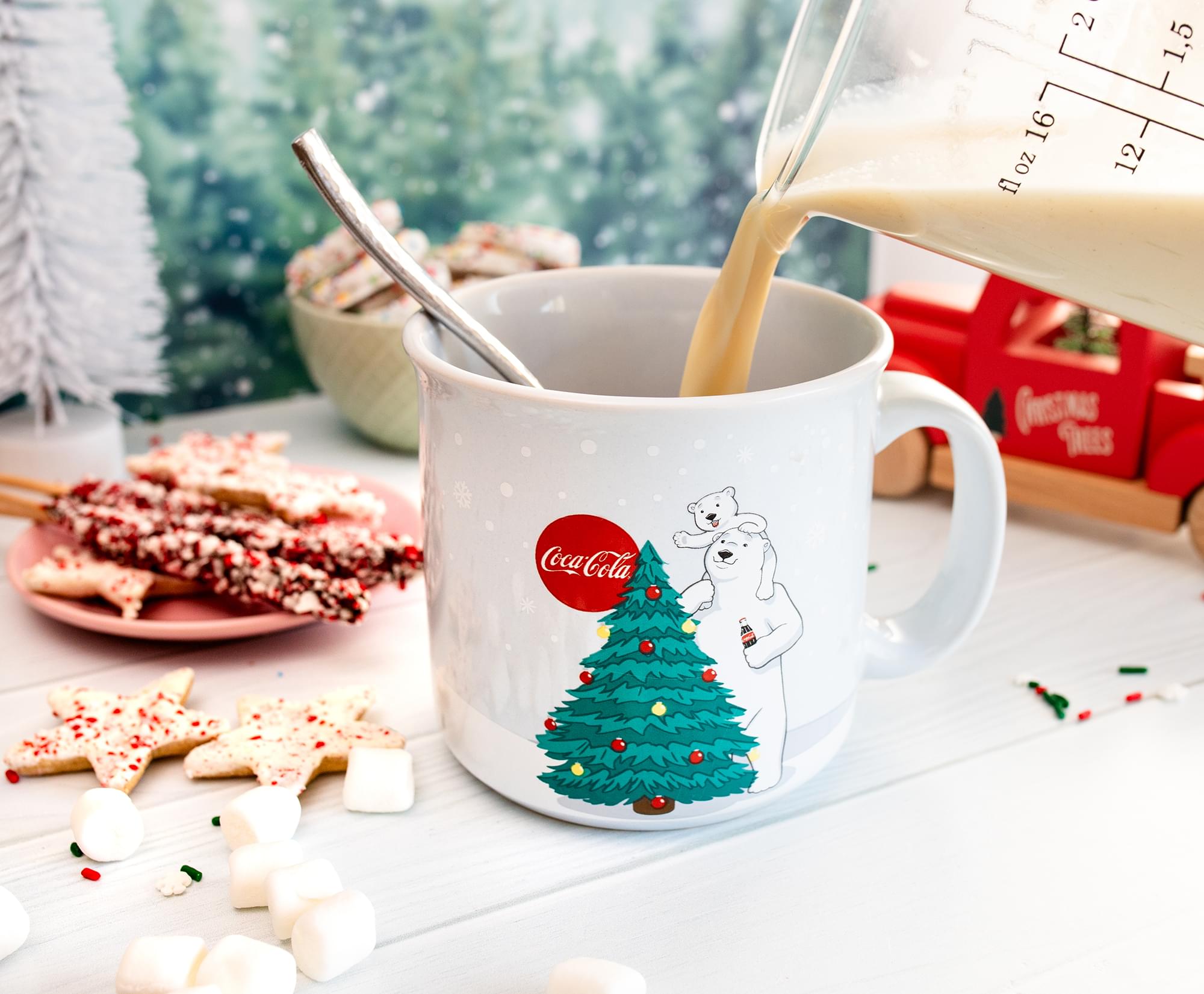 Coca-Cola Holiday Polar Bears Ceramic Mug - 20 Oz