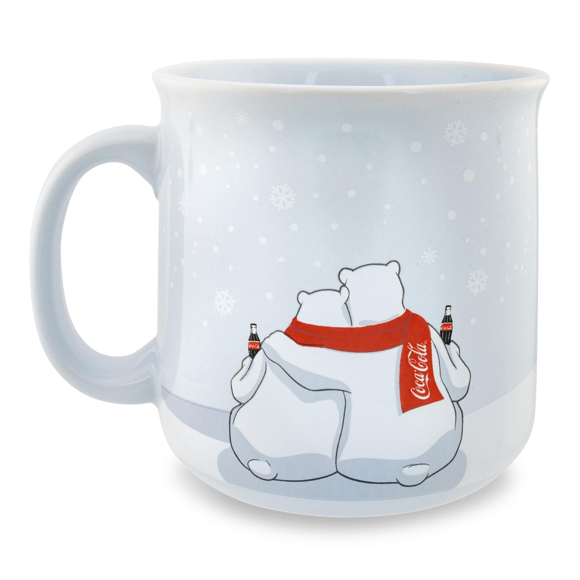 Coca-Cola Holiday Polar Bears Ceramic Mug - 20 Oz