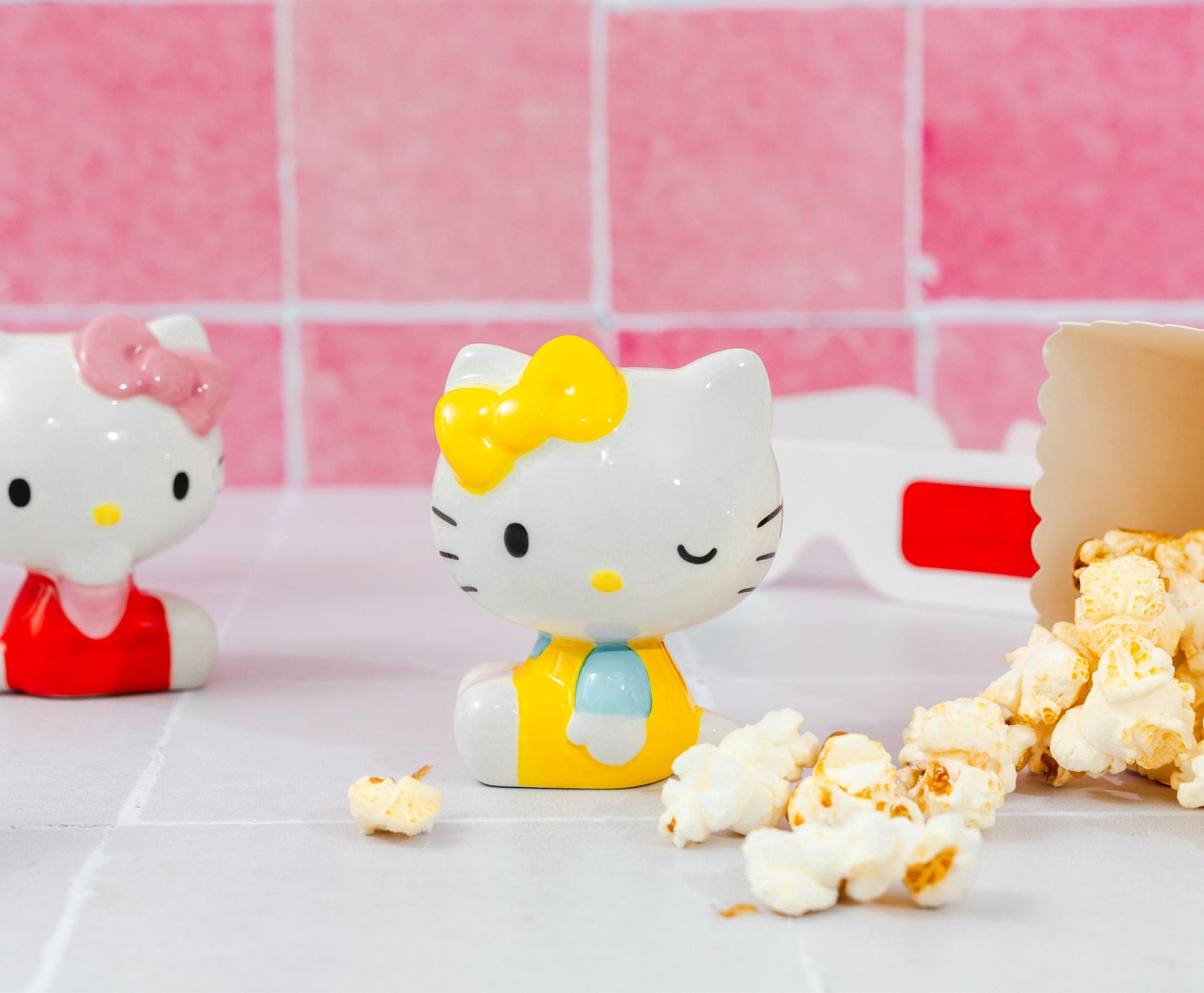 Sanrio Hello Kitty & Mimmy Ceramic Salt & Pepper Shaker Set - Add a Dash of Cuteness to Your Table