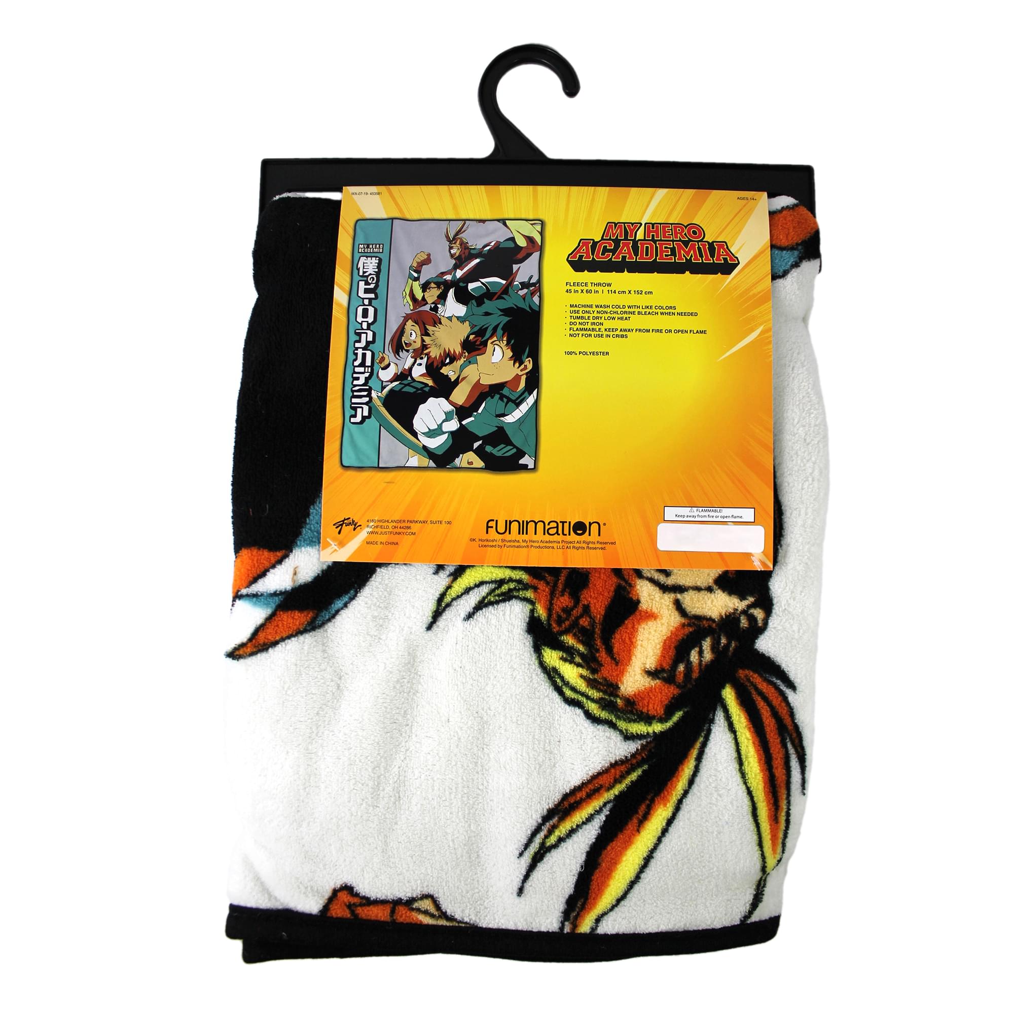 Epic My Hero Academia 45 x 60 Inch Plush Fleece Throw Blanket