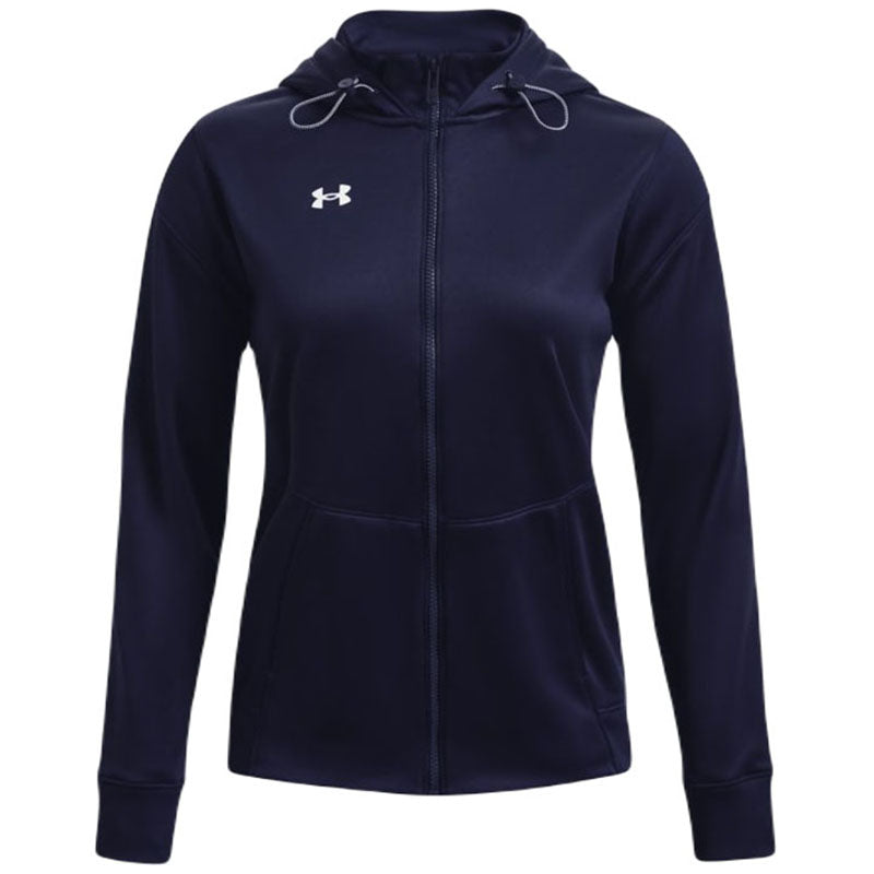 Under Armour Women's Cozy Navy Fleece Storm Full Zip Jacket