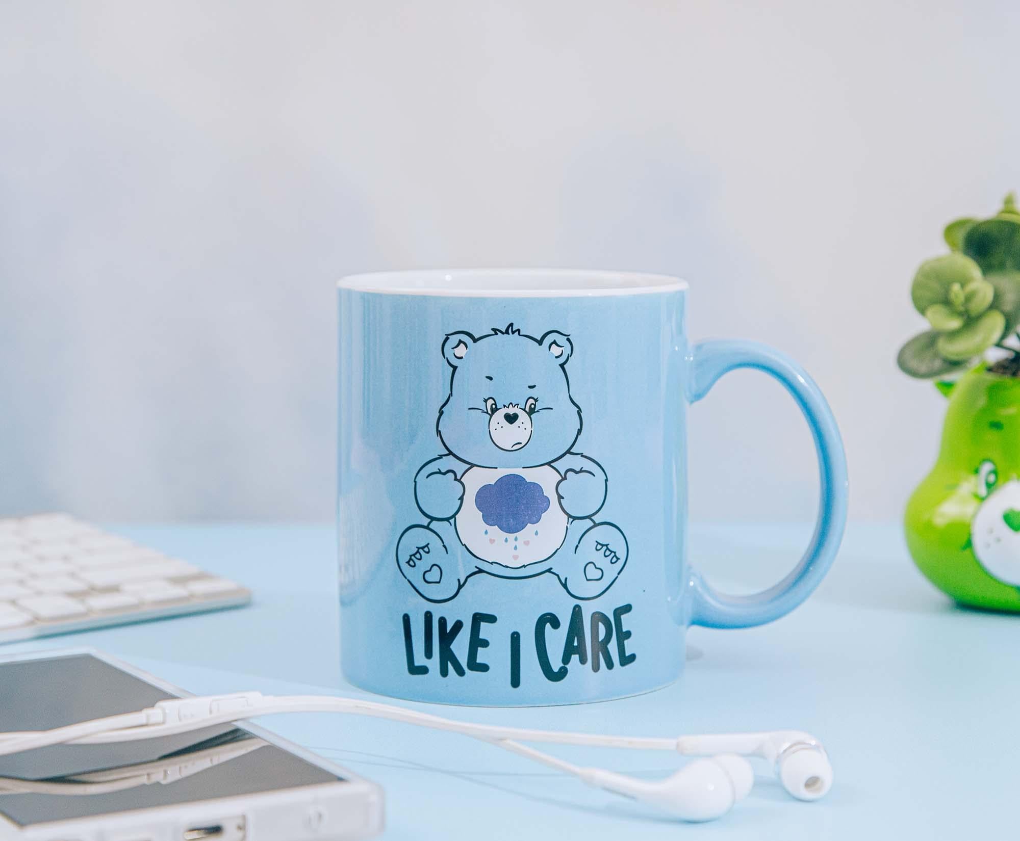 Care Bears Grumpy Bear Ceramic Mug - 20 Ounce Cheerful Sip
