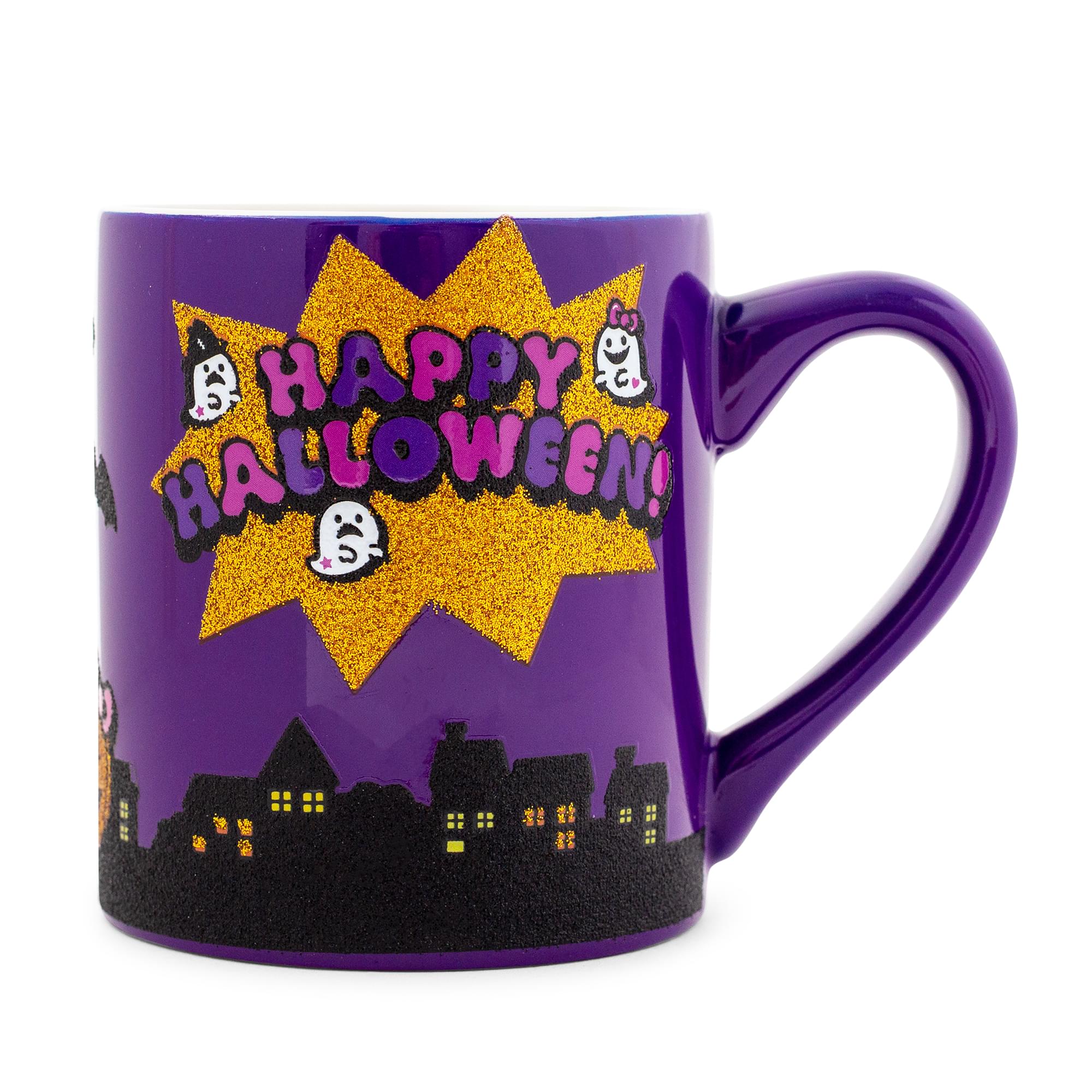 Sanrio Hello Kitty Halloween Ceramic Glitter Mug - 14 Oz