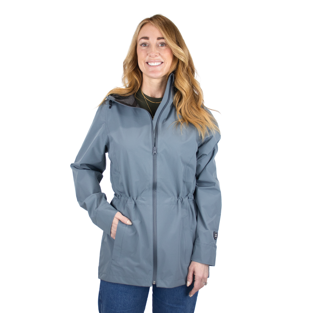 Zusa Women's Charcoal North Shore Rain Defender Jacket