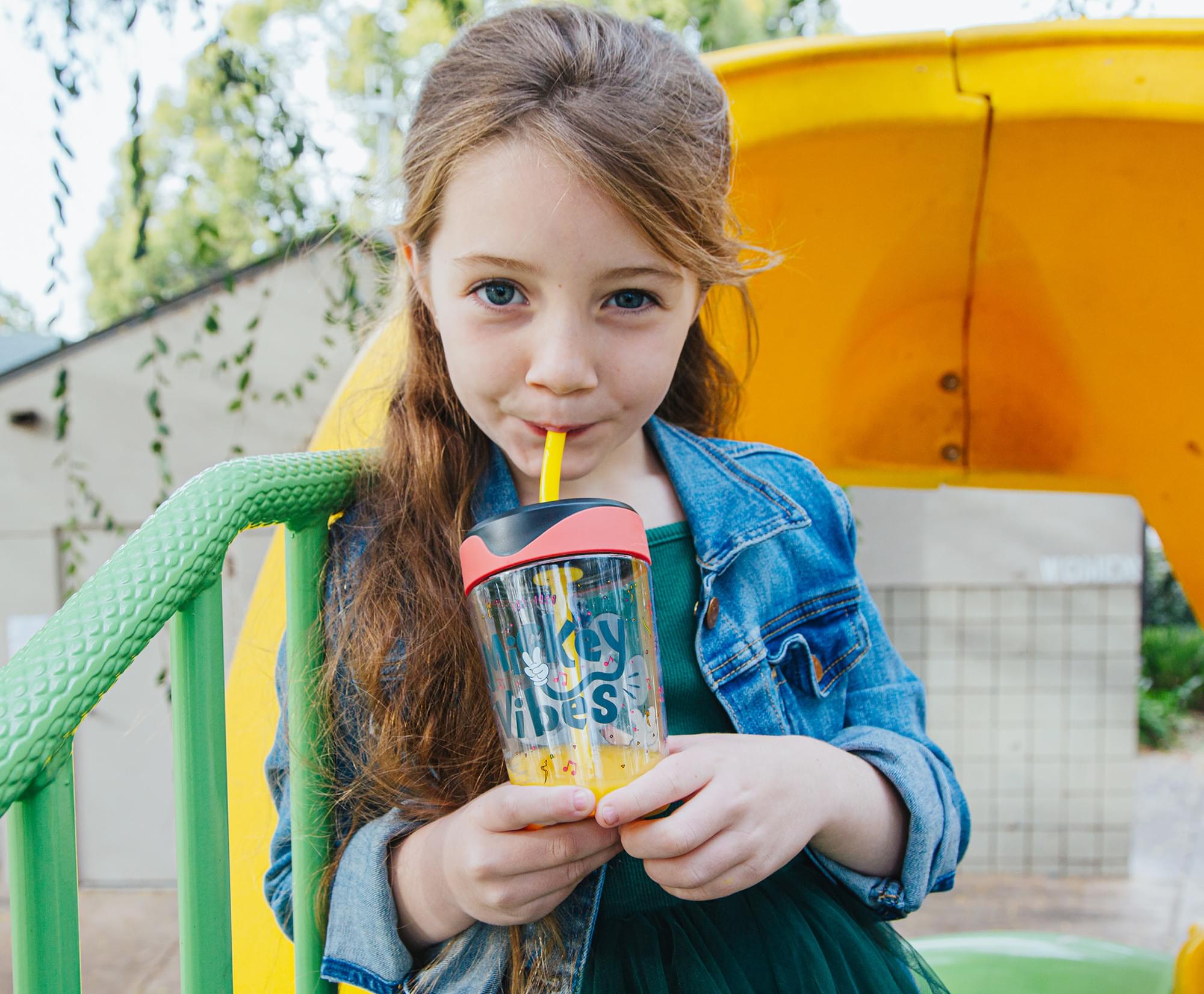 Disney Mickey Mouse 18-Ounce Spill-Proof Kids Tumbler with Straw - Sip the Magic!