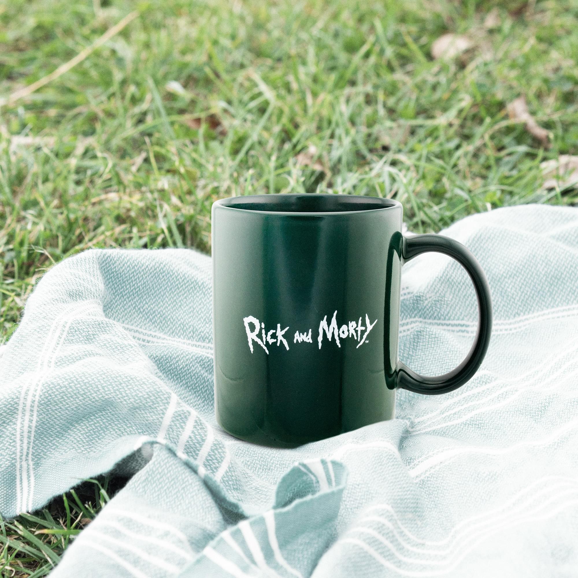 Epic Rick and Morty Pickle Rick 12 Ounce Coffee Mug