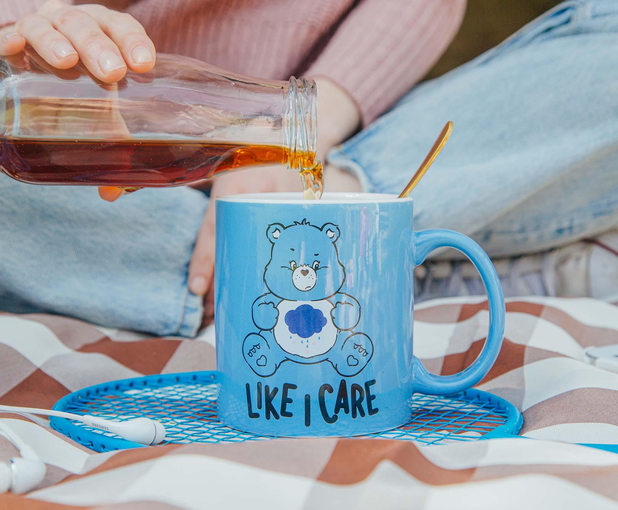 Care Bears Grumpy Bear Ceramic Mug - 20 Ounce Cheerful Sip