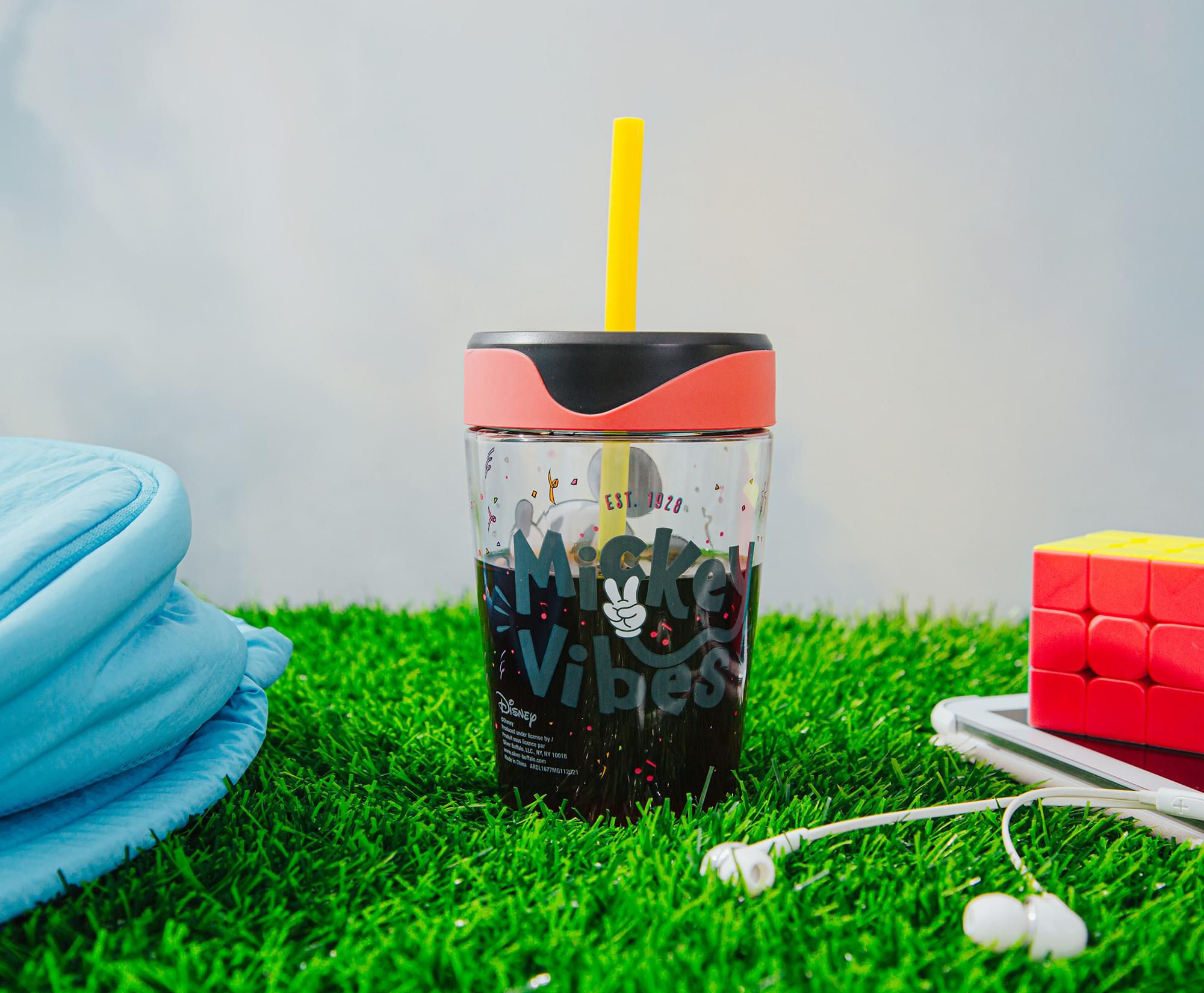 Disney Mickey Mouse 18-Ounce Spill-Proof Kids Tumbler with Straw - Sip the Magic!