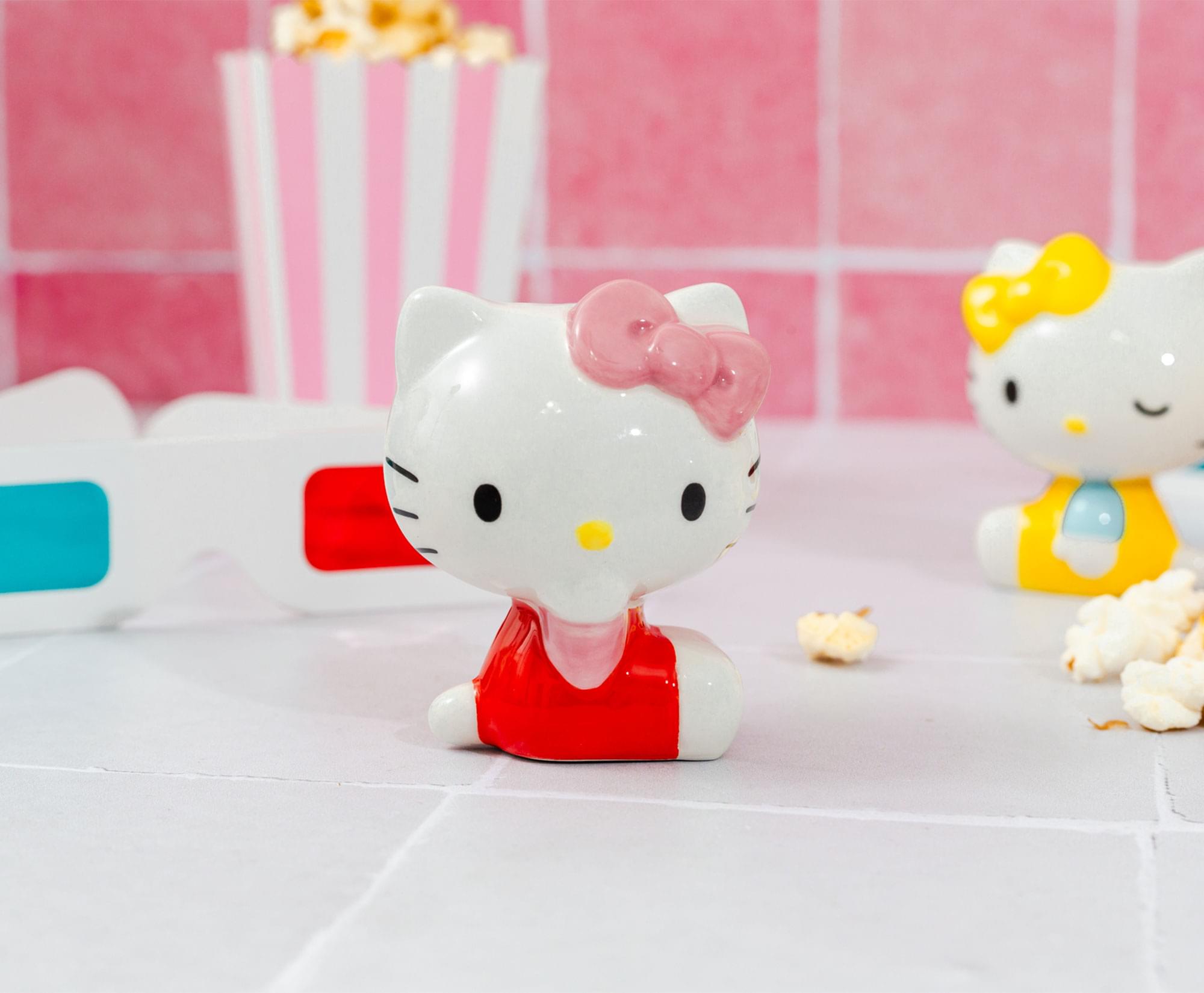 Sanrio Hello Kitty & Mimmy Ceramic Salt & Pepper Shaker Set - Add a Dash of Cuteness to Your Table