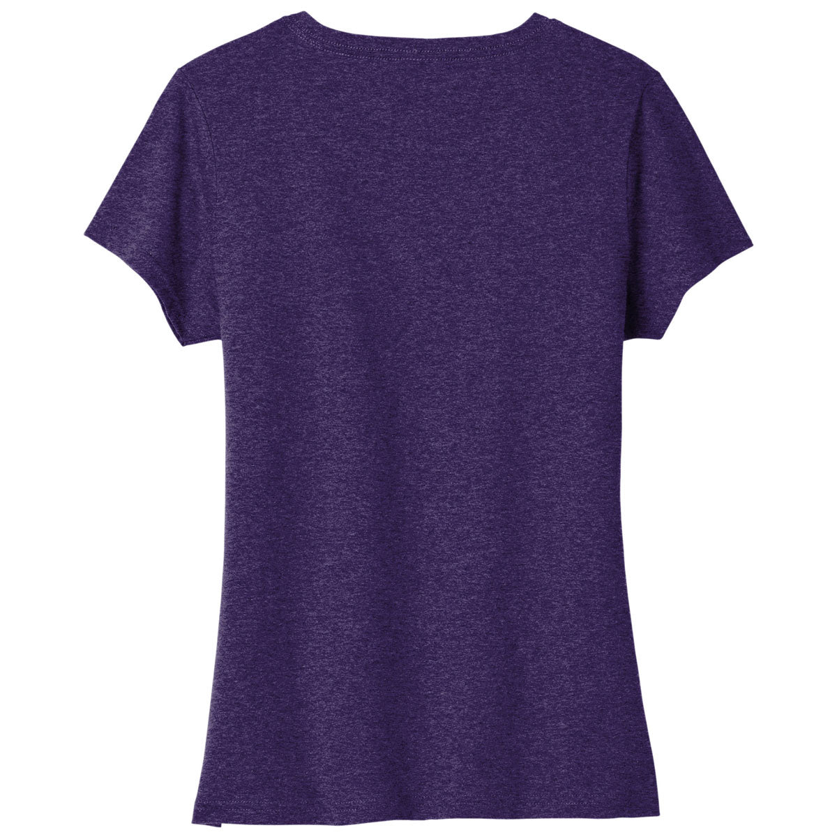 Port & Company Women's Purple Heather Tri-Blend V-Neck Team Tee