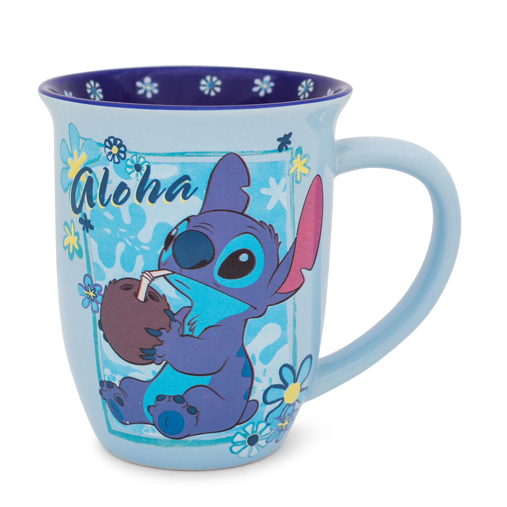 Disney Lilo & Stitch Aloha Ceramic Latte Mug - 16 Oz Delight