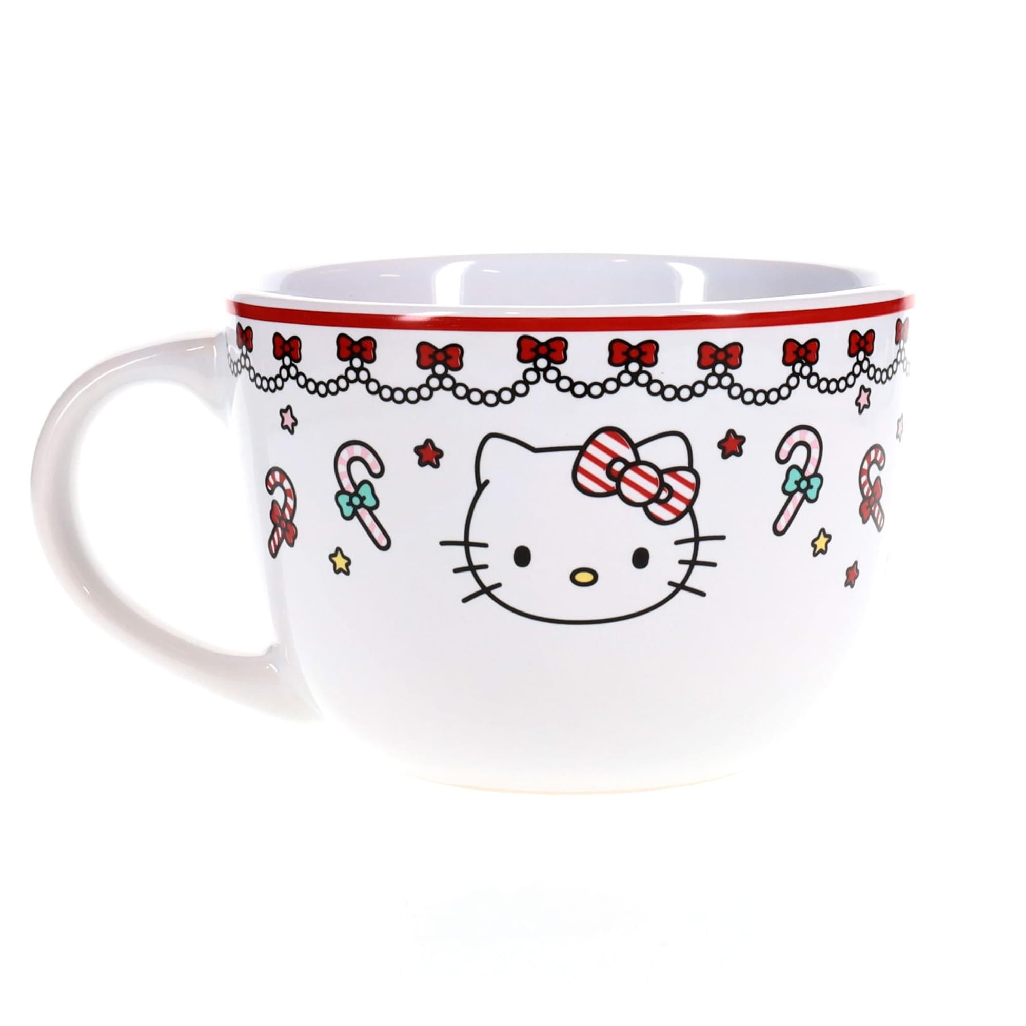 Sanrio Hello Kitty Holiday Ceramic Soup Mug - 24 Ounce Delight