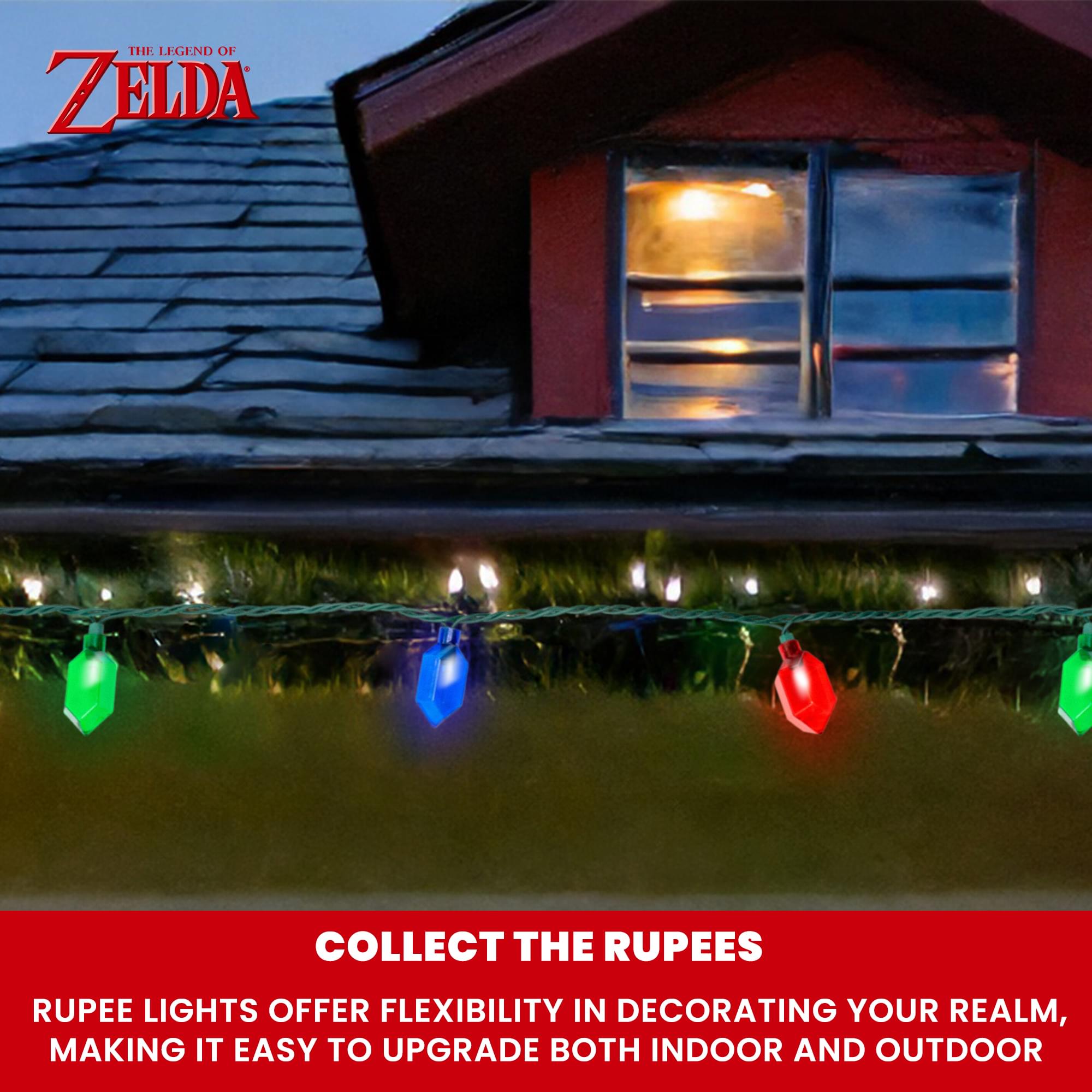 Epic Zelda Rupee String Lights for Magical Adventures