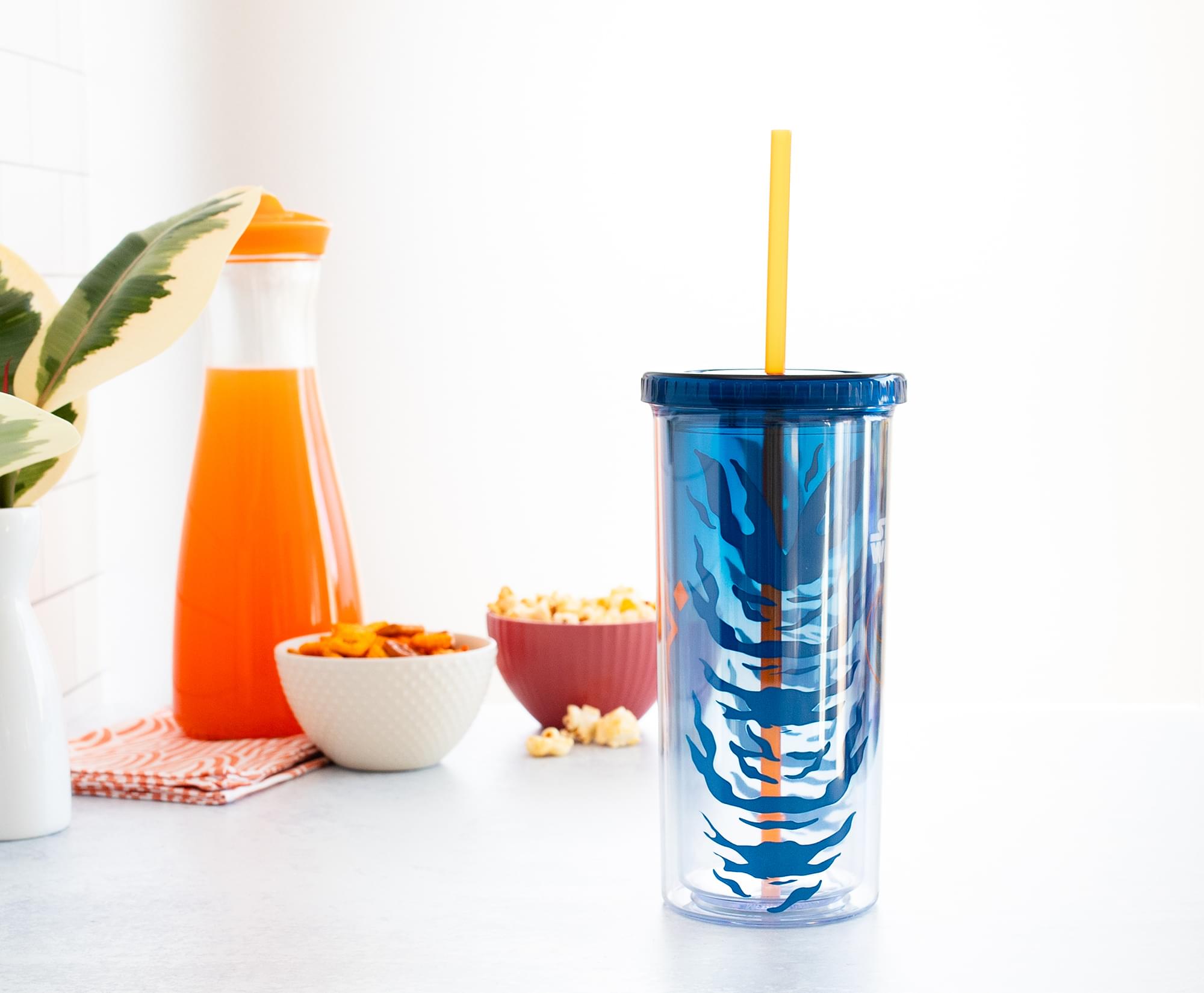 Star Wars Ahsoka Tano 20-Ounce Carnival Cup with Lid and Straw