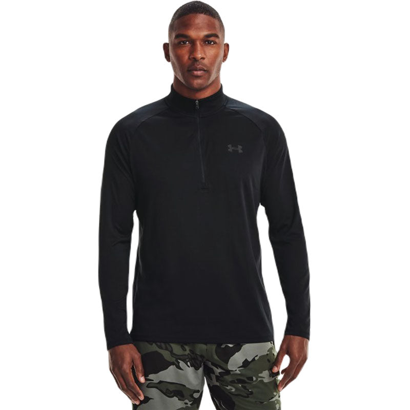 Under Armour Men's All - in - One Black Tech 2.0 Half Zip