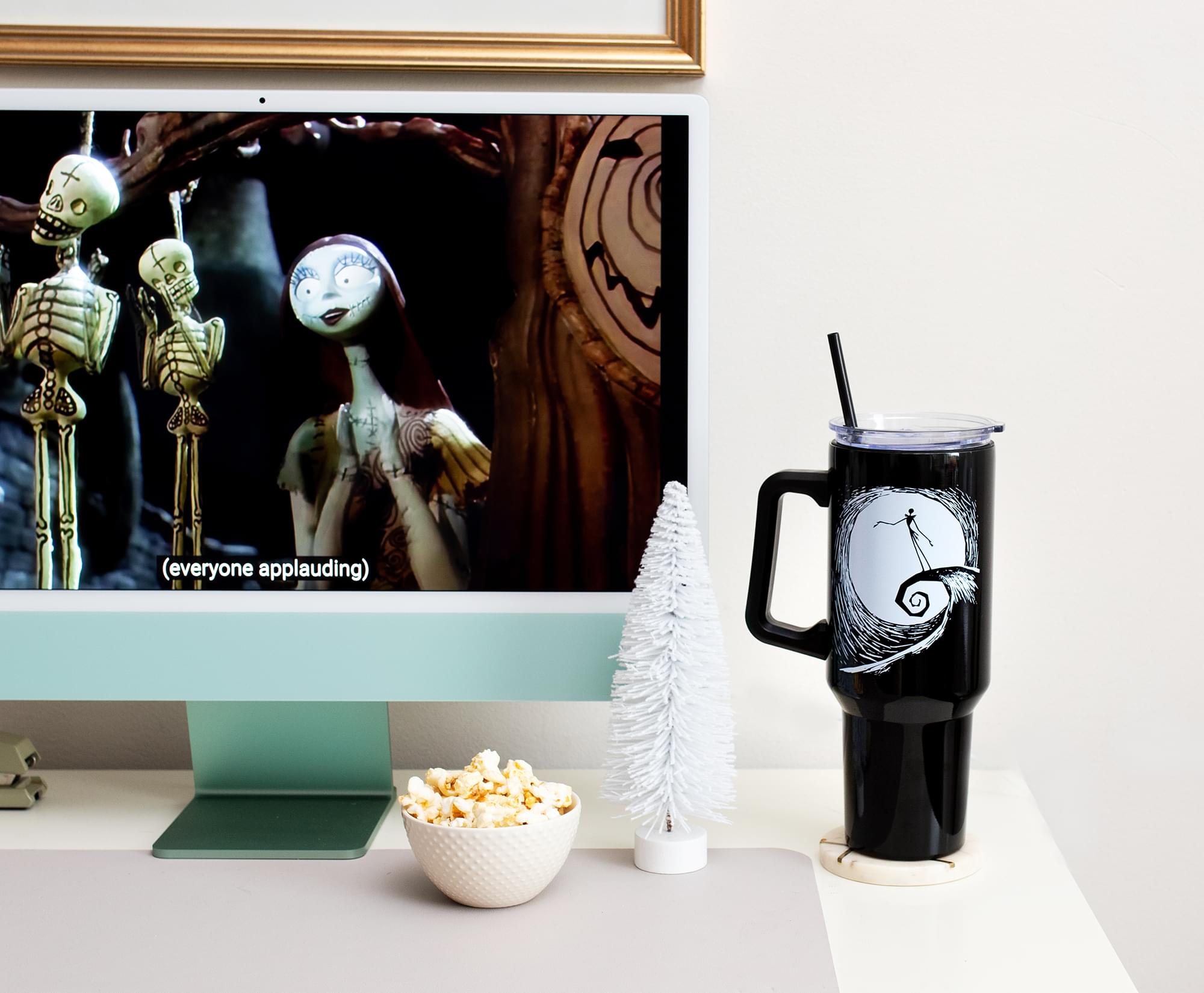 Jack Skellington Stainless Steel Tumbler Inspired by Disney's The Nightmare Before Christmas