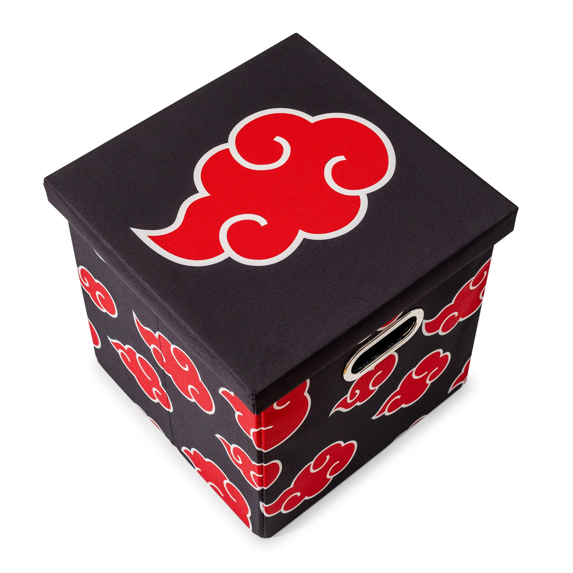 Naruto Shippuden Akatsuki-Inspired 13-Inch Storage Bin with Lid