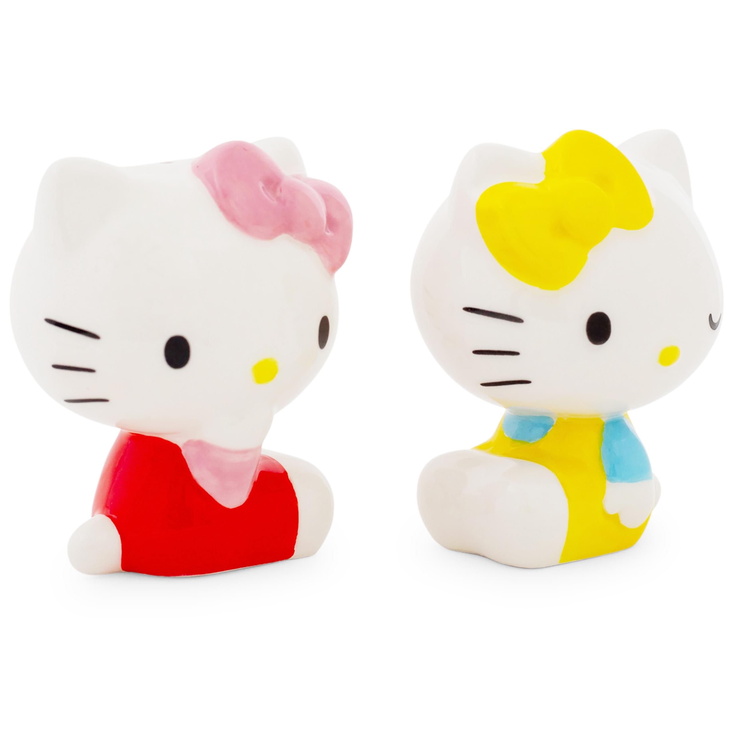 Sanrio Hello Kitty & Mimmy Ceramic Salt & Pepper Shaker Set - Add a Dash of Cuteness to Your Table