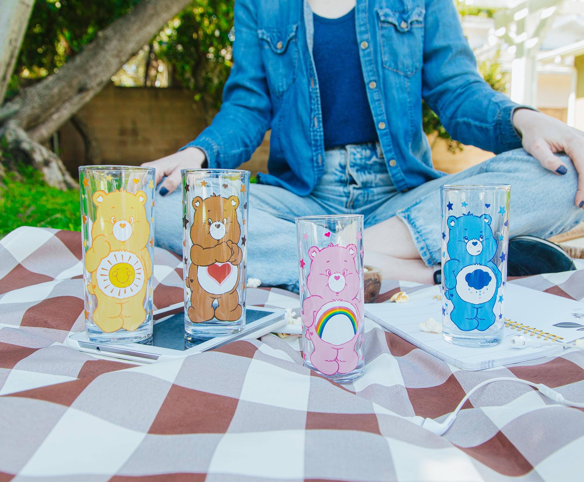 Care Bears 4-Piece 10-Ounce Tumbler Glass Set