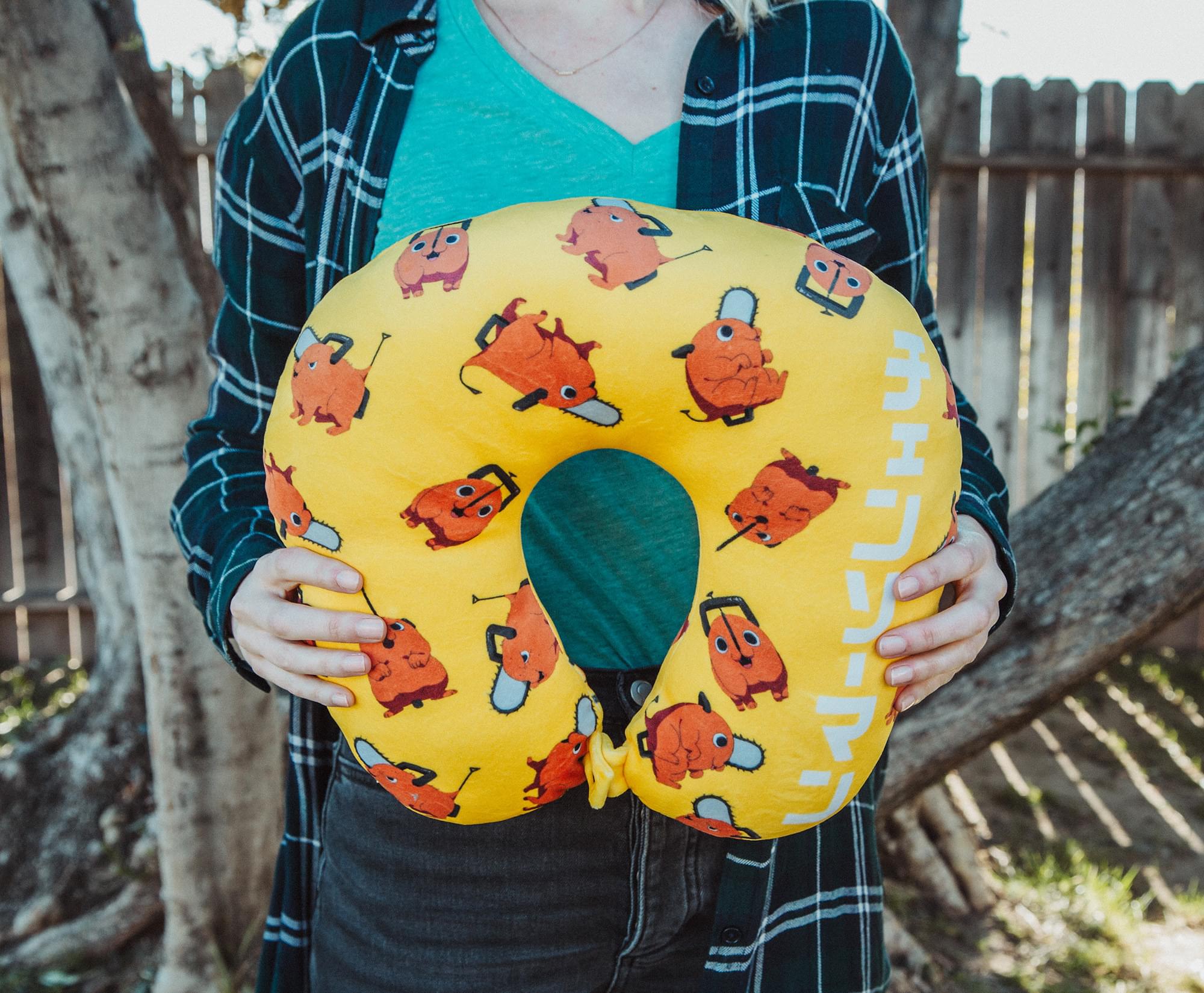 Chainsaw Man Pochita Plush Neck Support Pillow