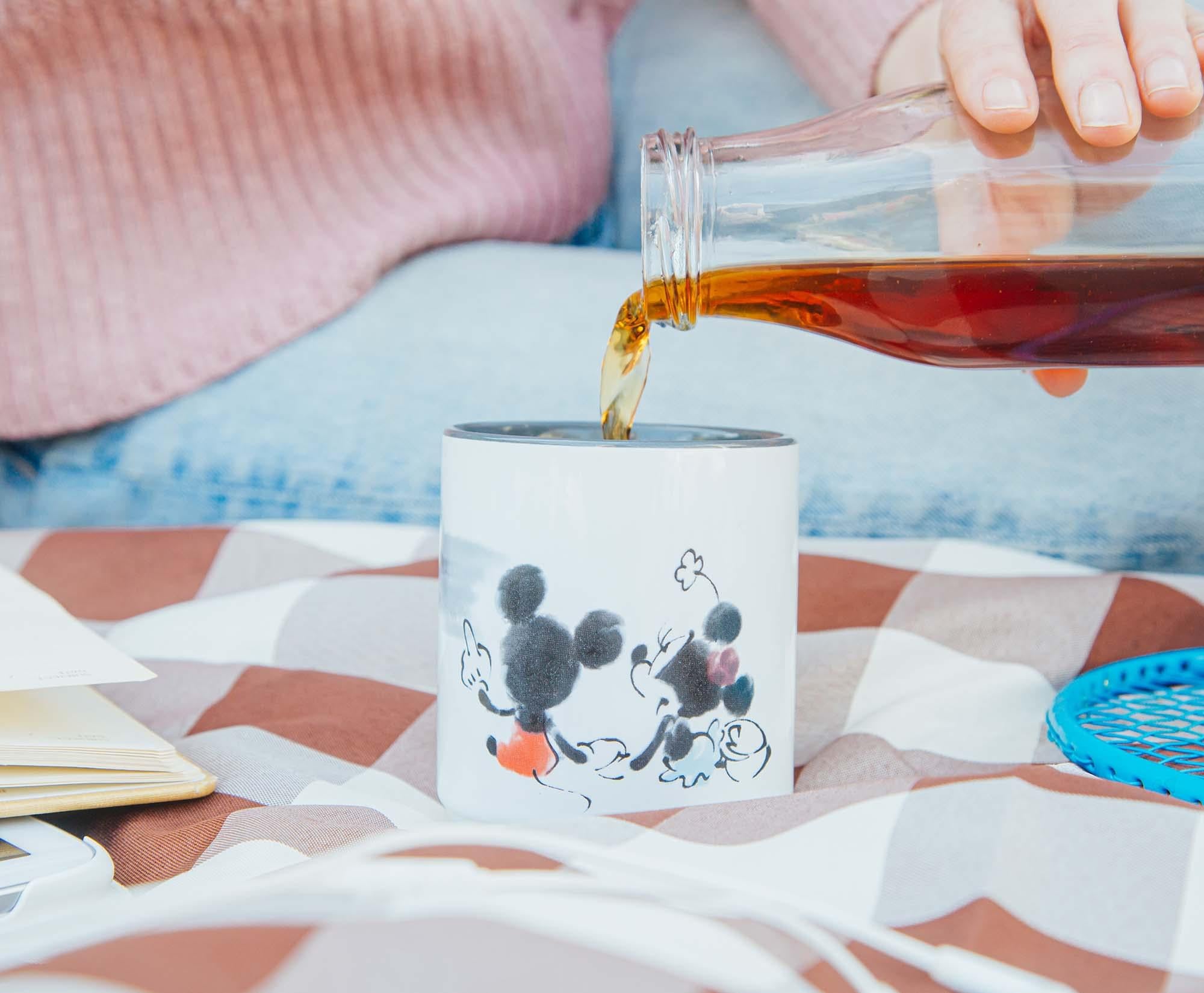 Disney Mickey & Minnie's Sunset Asian Ceramic Tea Cup - 9 Ounce Delight
