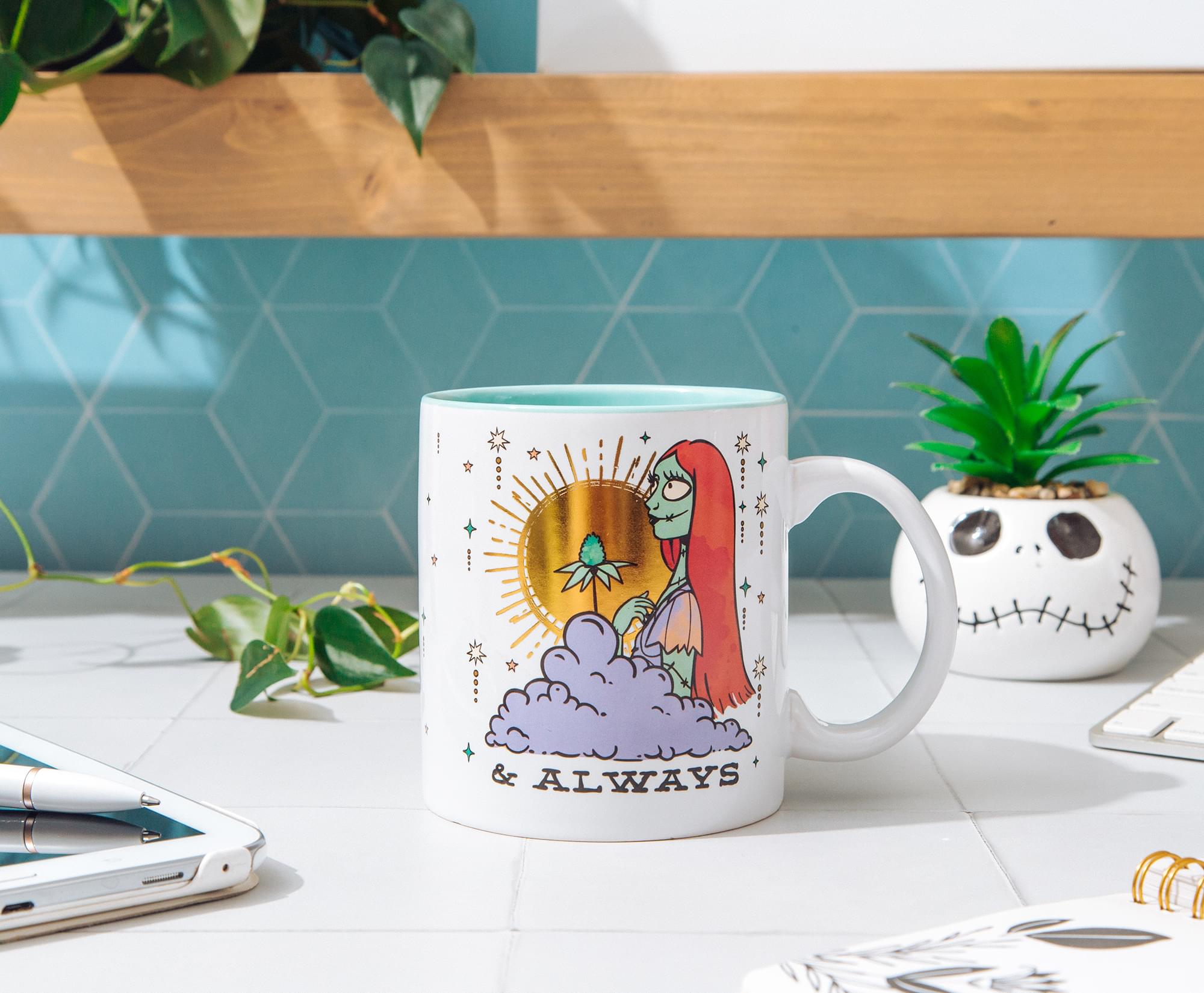 Disney's The Nightmare Before Christmas 'Forever & Always' Foil-Embossed Mug