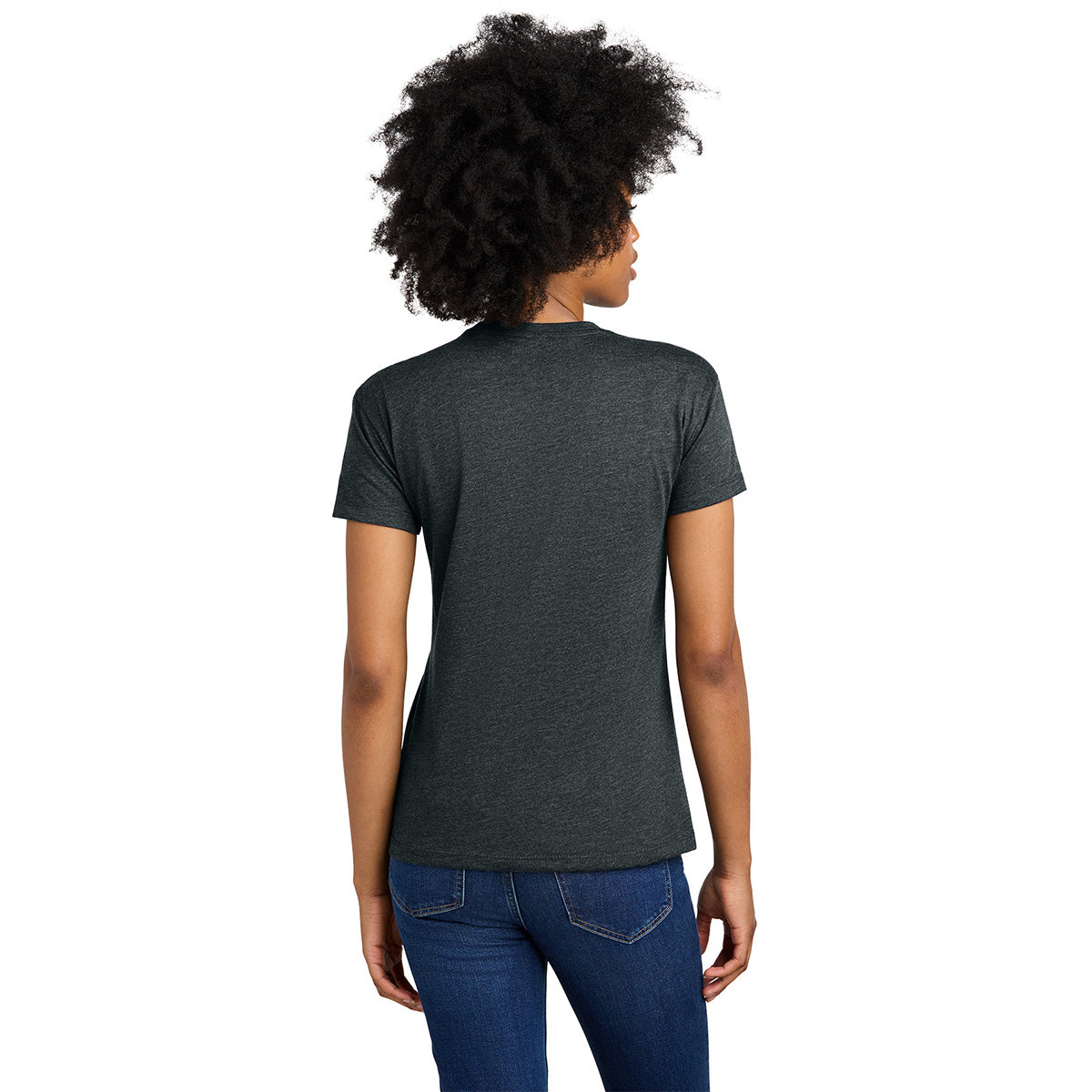 Elevate Your Style with Next Level Women's Charcoal CVC Relaxed Tee