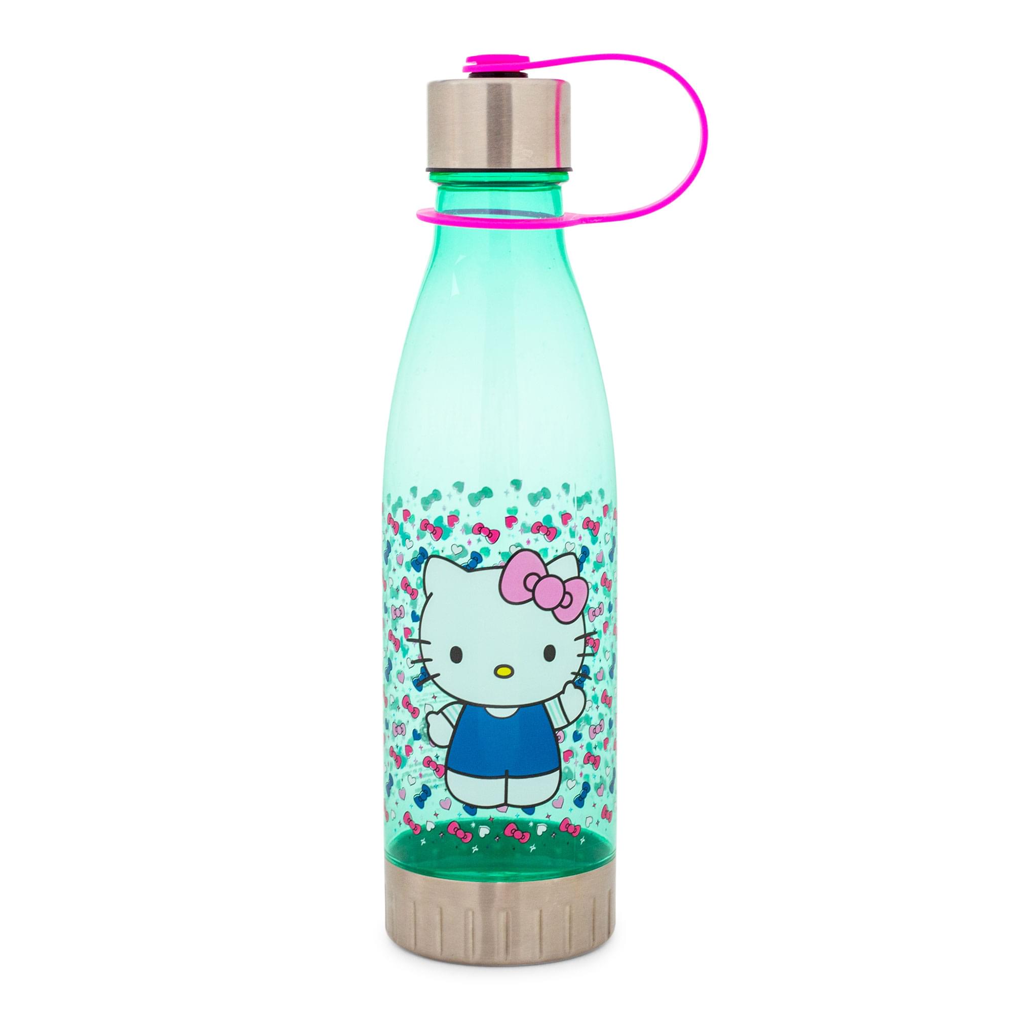 Sanrio Hello Kitty Hearts and Bows 20 Oz. Water Bottle with Lid