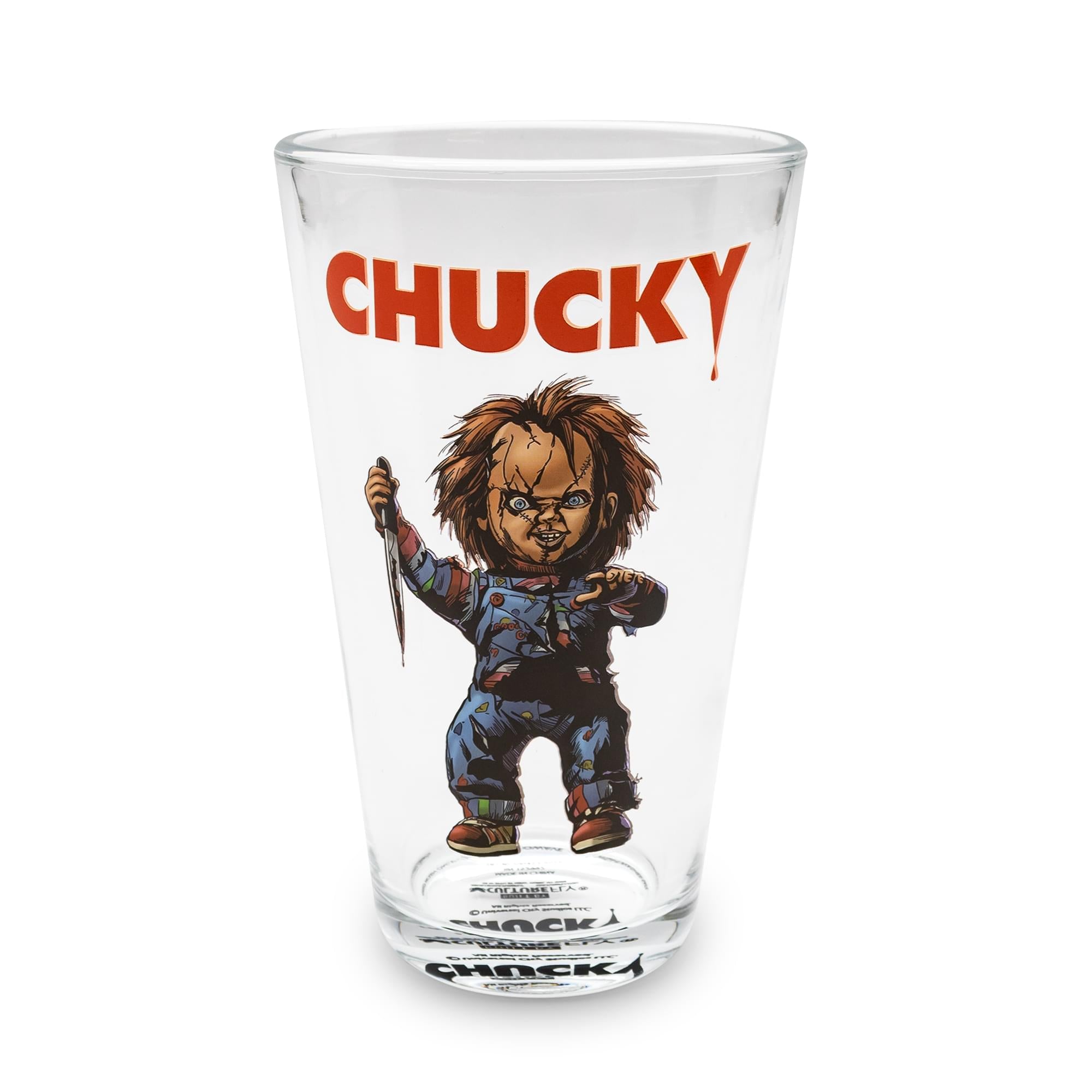 Chucky-Inspired Pint Glass & Sock Gift Bundle for Kids