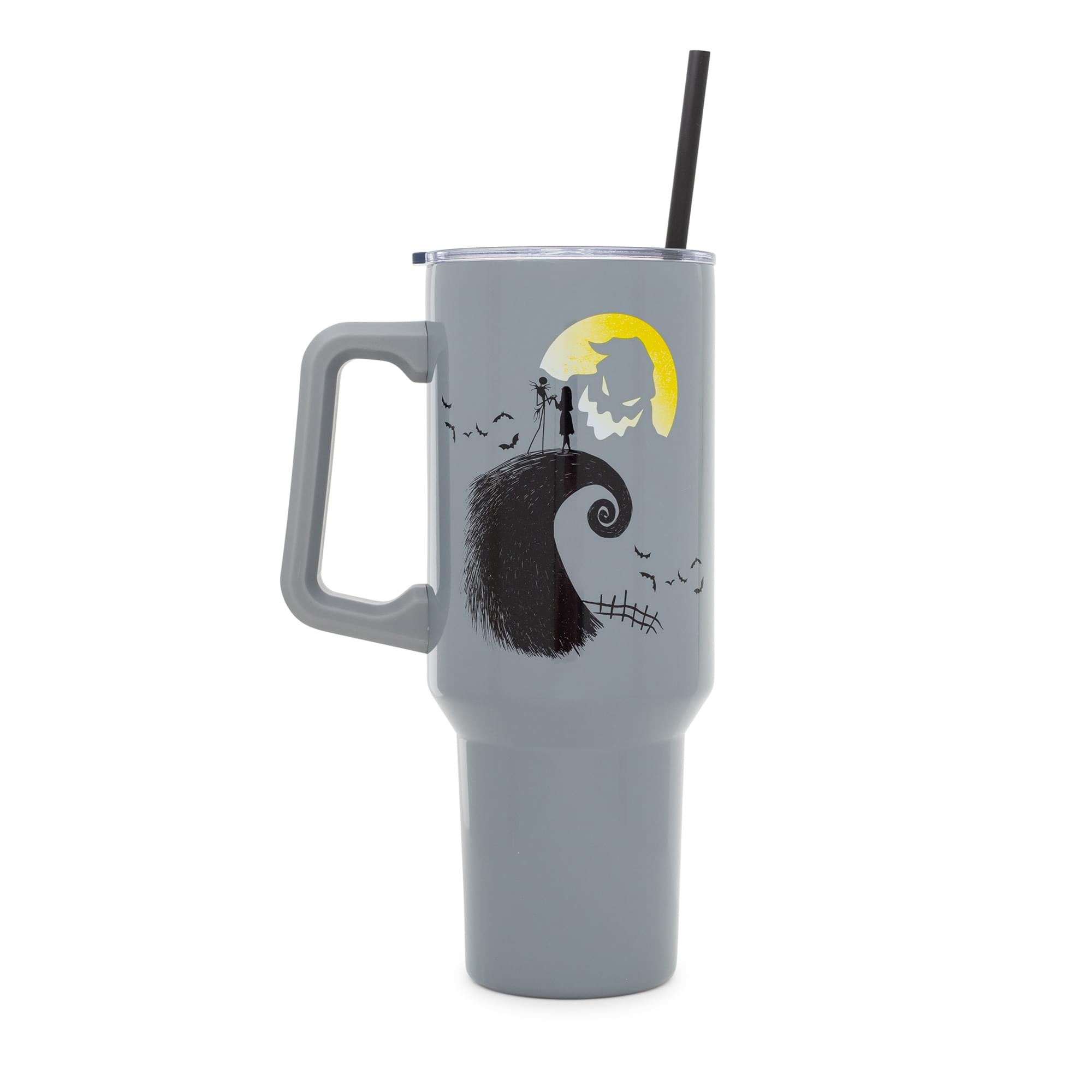 Disney's Tim Burton's The Nightmare Before Christmas Spiral Hill Stainless Steel Tumbler