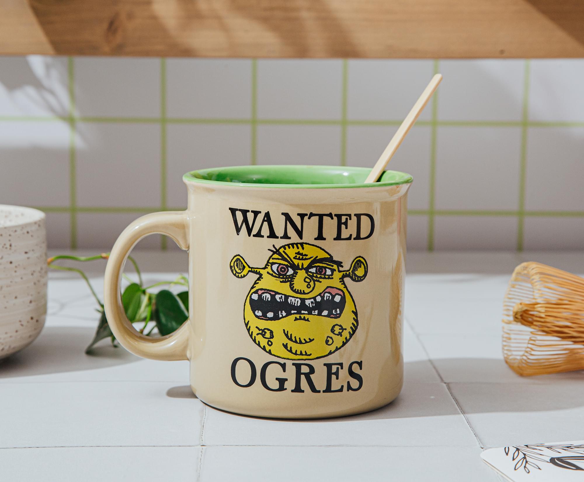 Shrek-Inspired Ceramic Camper Mug - 20 Ounce Magic!