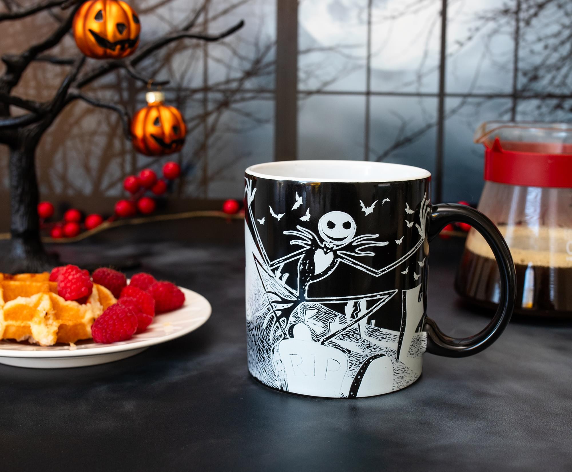 Disney's Nightmare Before Christmas Glow-in-the-Dark Ceramic Coffee Mug