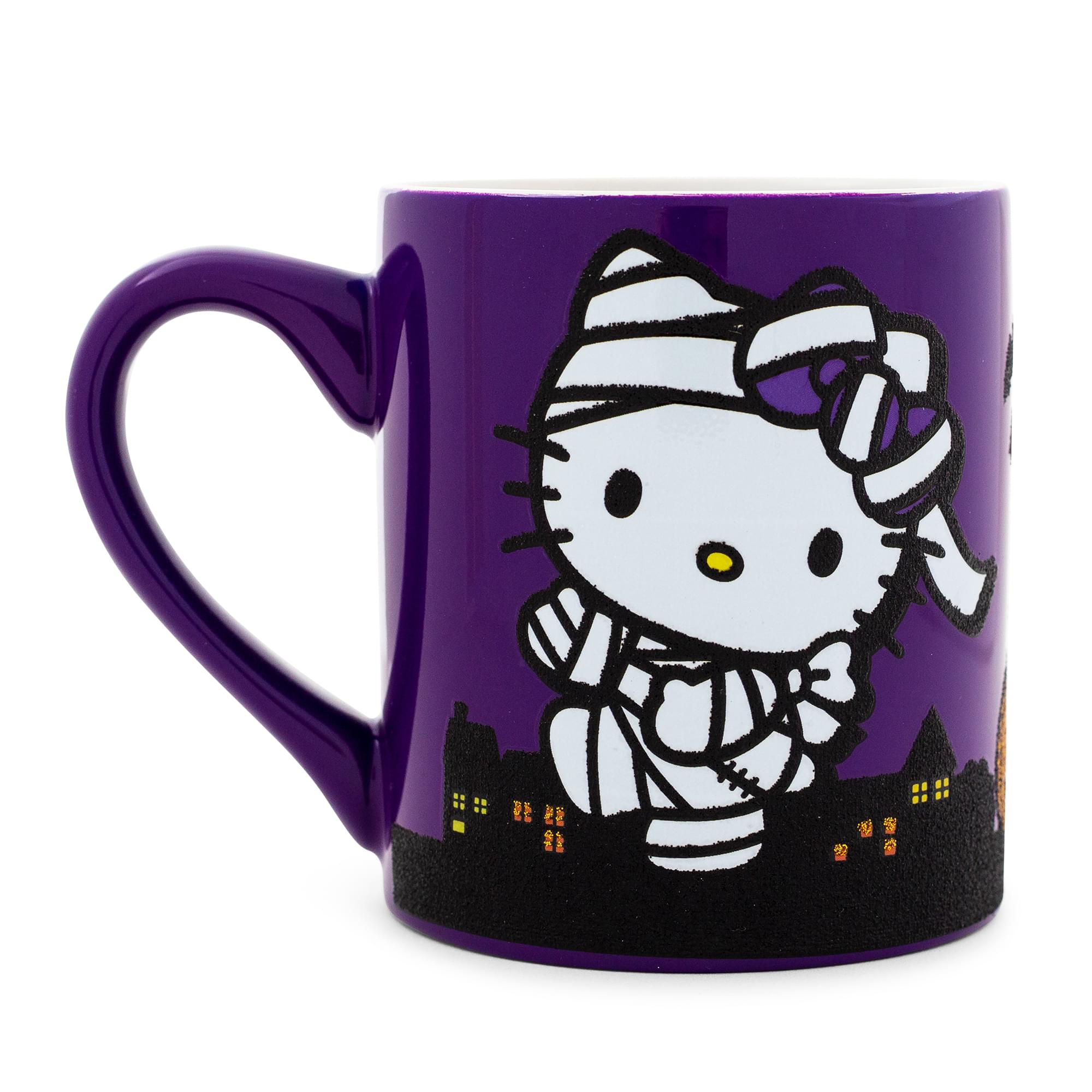 Sanrio Hello Kitty Halloween Ceramic Glitter Mug - 14 Oz
