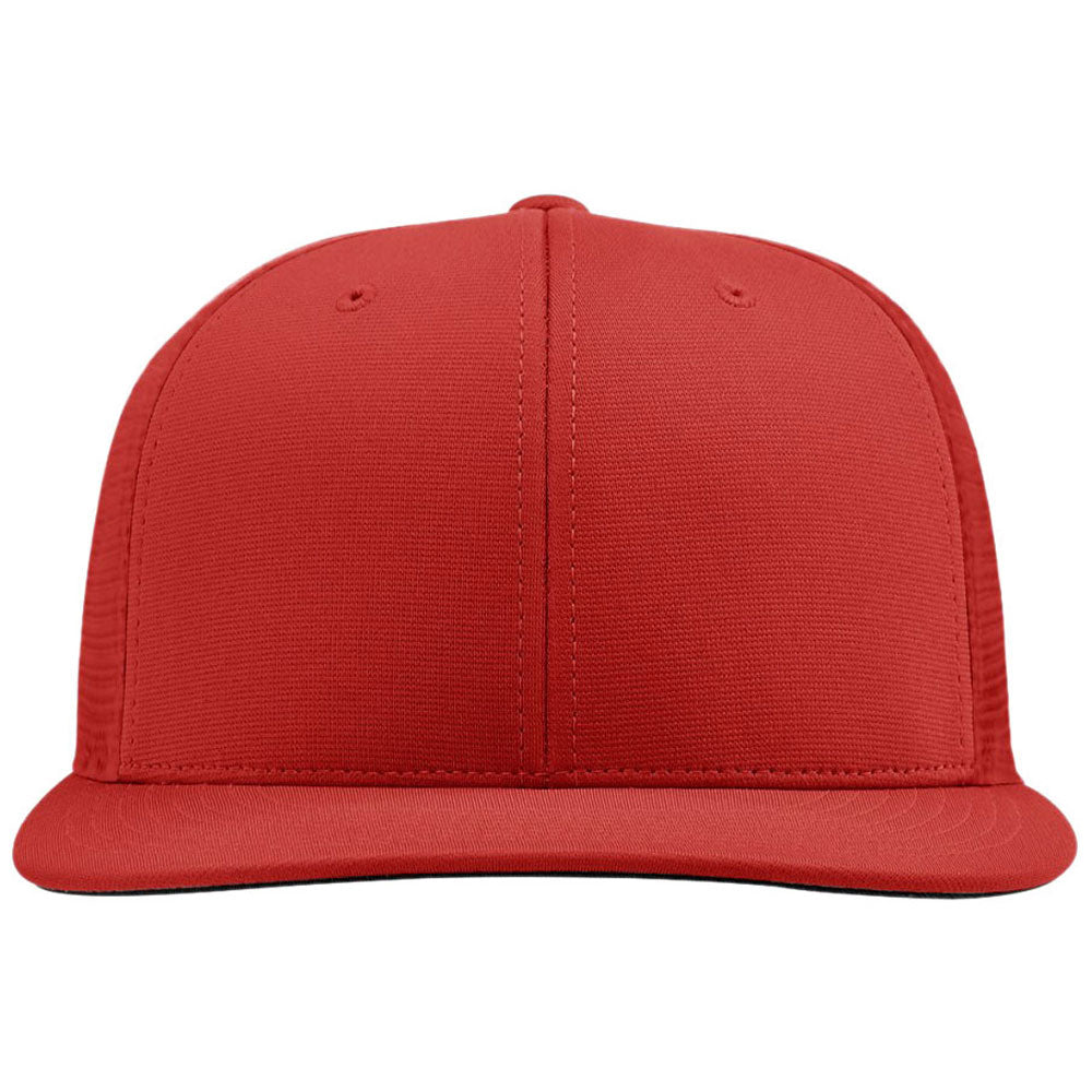 Red Solid Pulse Mesh R-Flex Hat by Richardson - A Stylish and Functional Headwear
