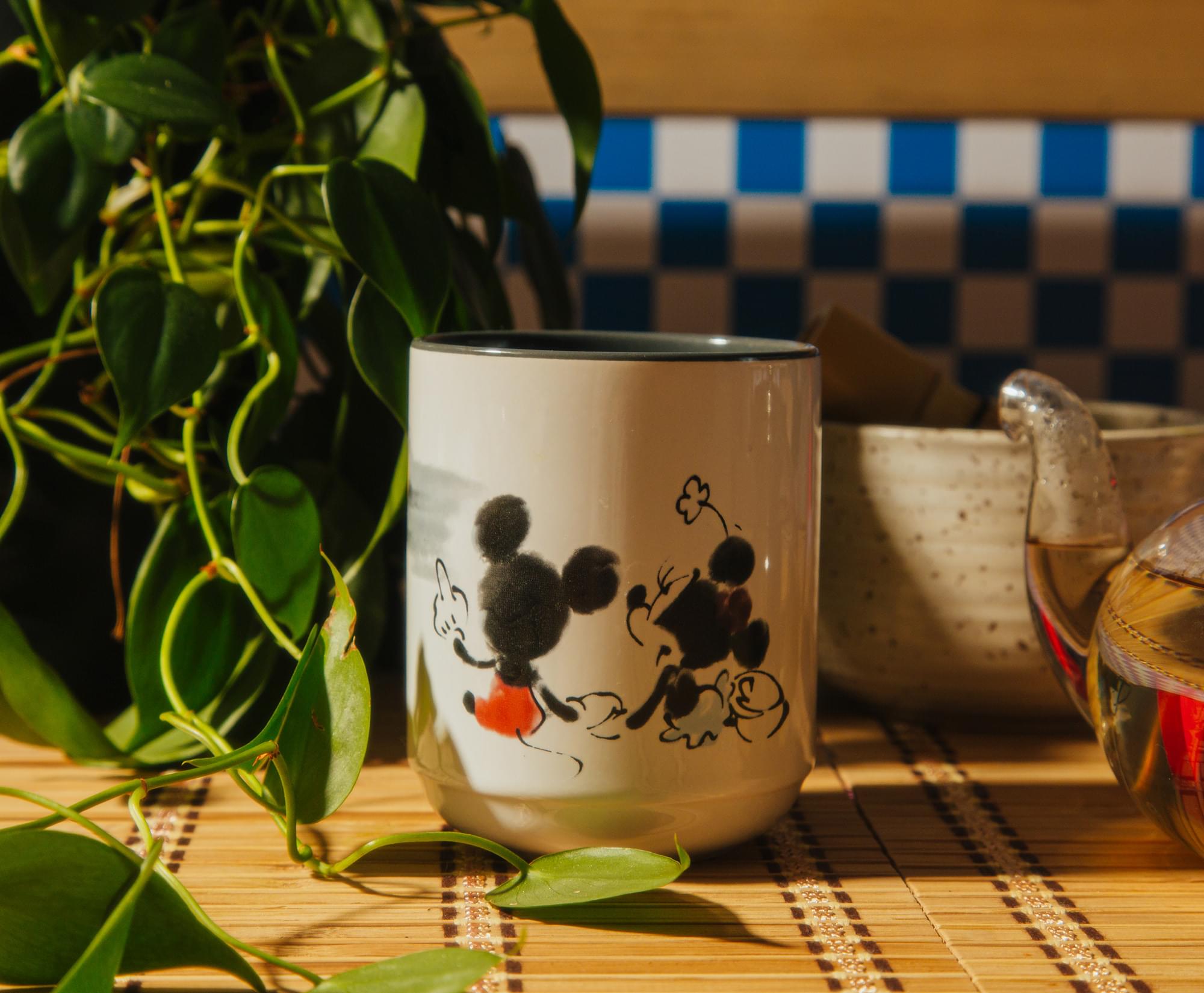 Disney Mickey & Minnie's Sunset Asian Ceramic Tea Cup - 9 Ounce Delight