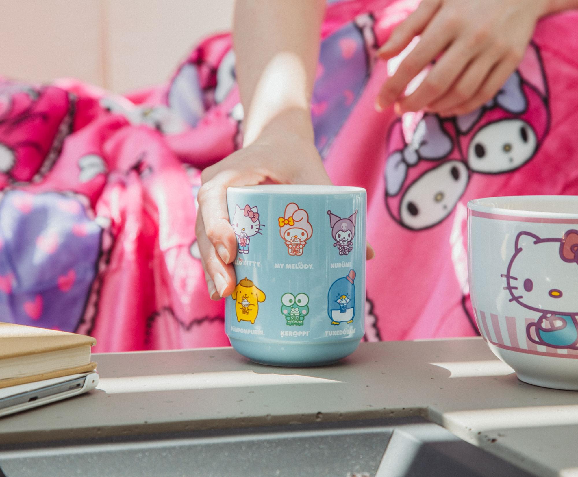 Sanrio's Adorable Hello Kitty and Friends Asian Ceramic Tea Cup - 9 Ounces