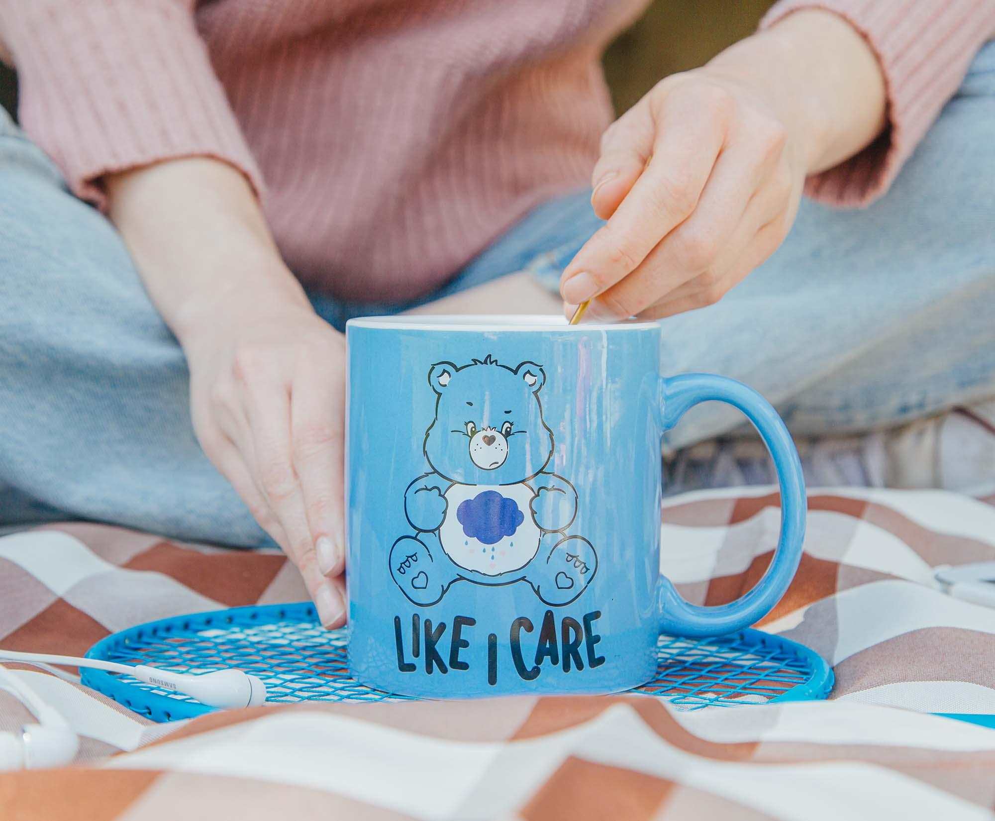 Care Bears Grumpy Bear Ceramic Mug - 20 Ounce Cheerful Sip