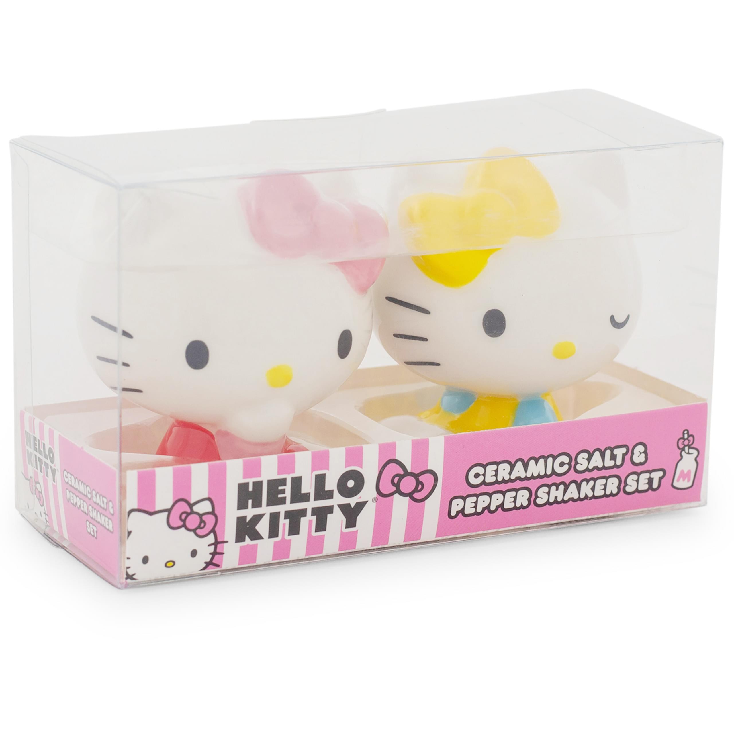 Sanrio Hello Kitty & Mimmy Ceramic Salt & Pepper Shaker Set - Add a Dash of Cuteness to Your Table