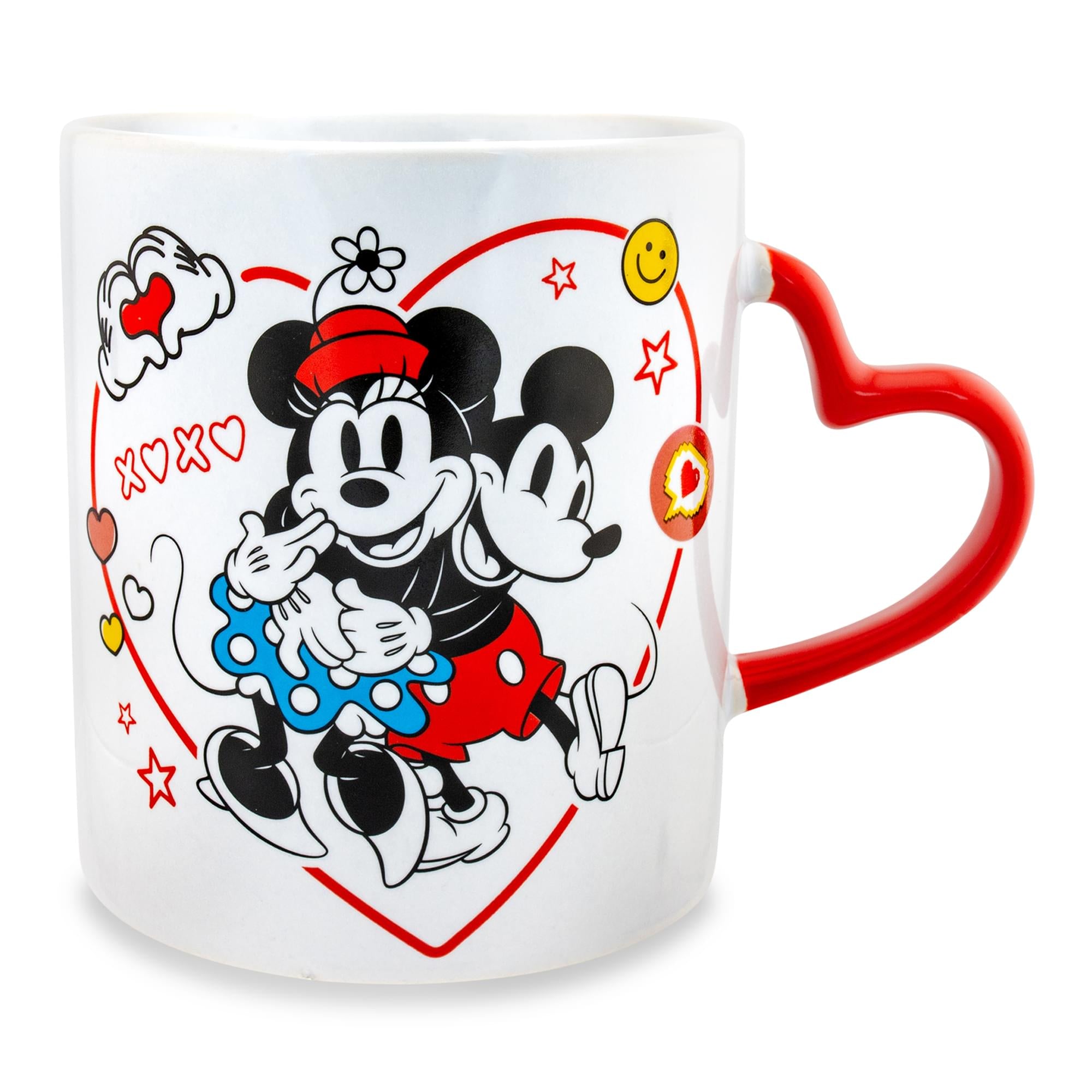 Disney's Timeless Mickey & Minnie 20-Ounce Ceramic Mug with Sculpted Handle