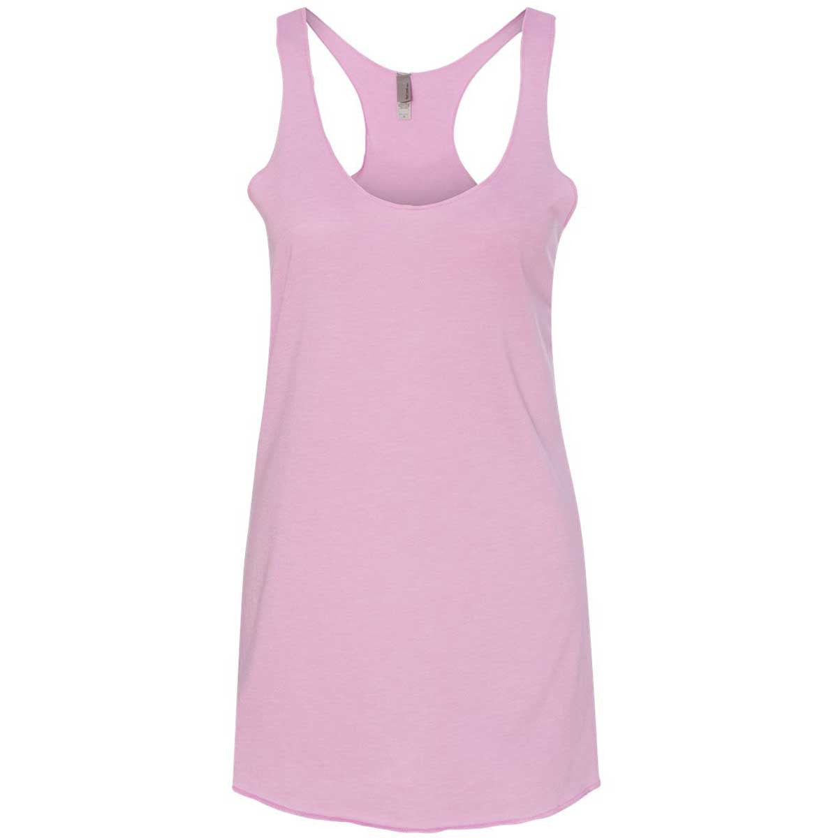 Next Level Women's Charming Lilac Triblend Racerback Tank - Your New Favorite!