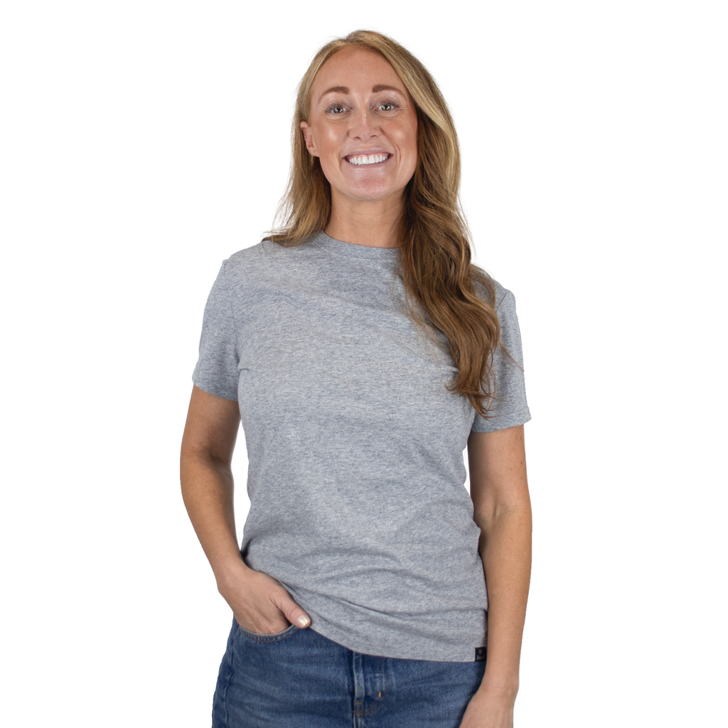 Zusa Women's Eco-Friendly Light Grey Heather Tamarac Tee
