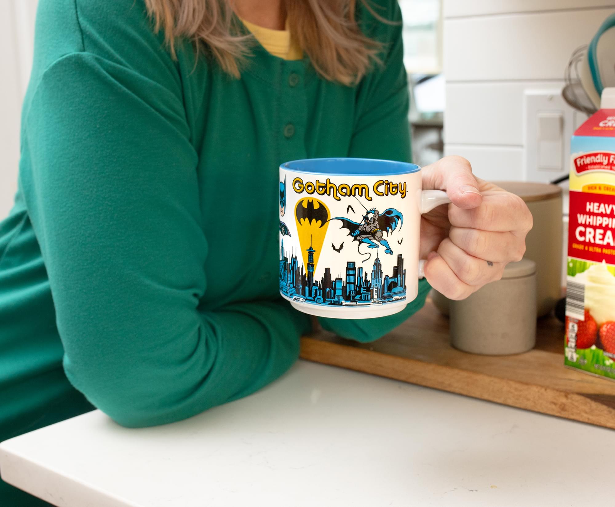 DC Comics Batman Stackable Ceramic Mug - 13 Ounces