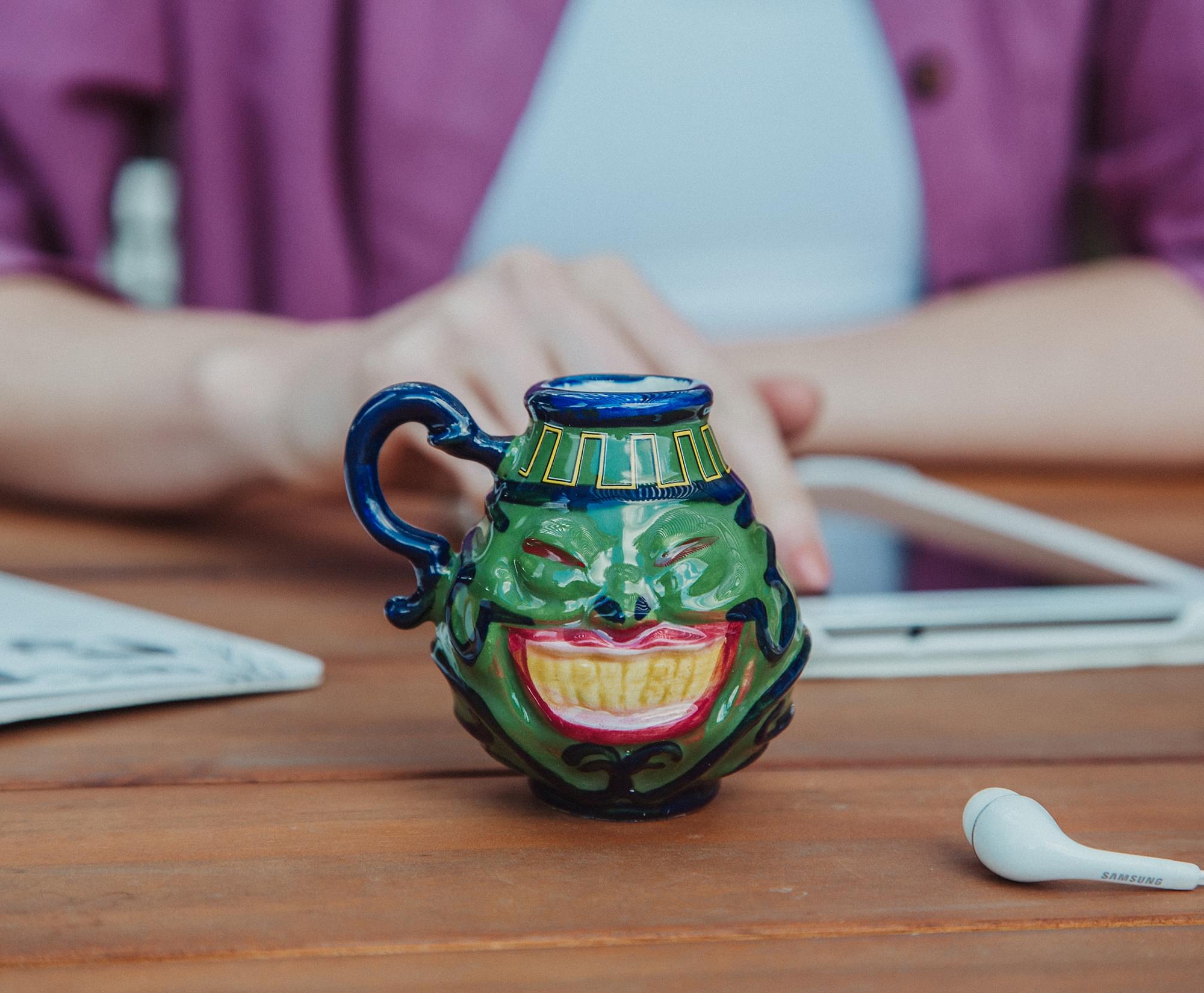 Yu-Gi-Oh! Pot of Greed Ceramic Mini Mug - Sip & Draw!