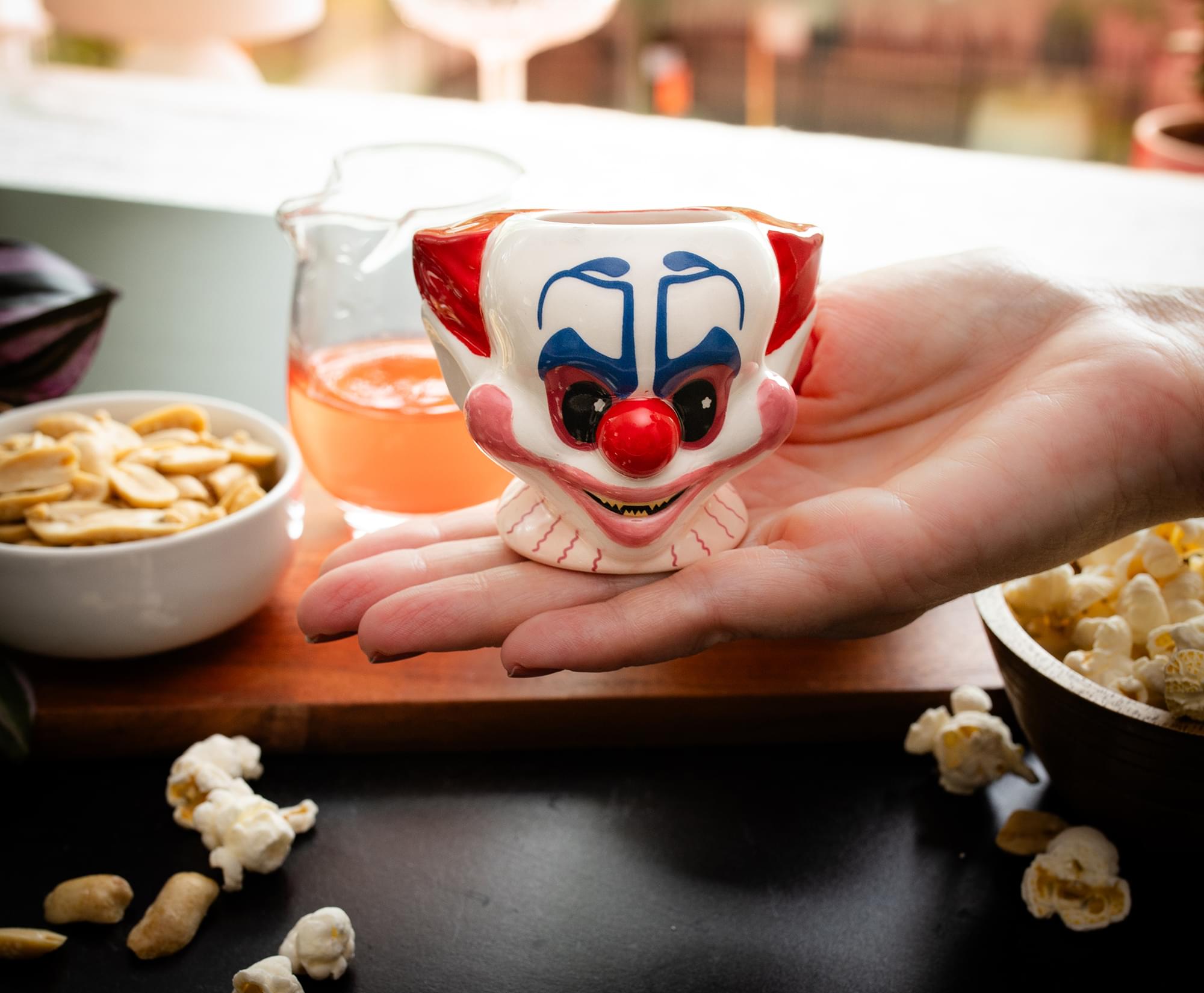 Out-of-this-World Rudy 2-Ounce Killer Klowns from Outer Space Sculpted Ceramic Shot Glass